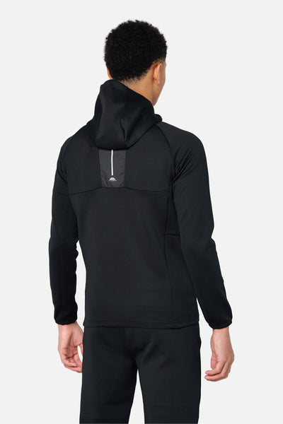 Boys Sprintline Full Zip Hood - Black