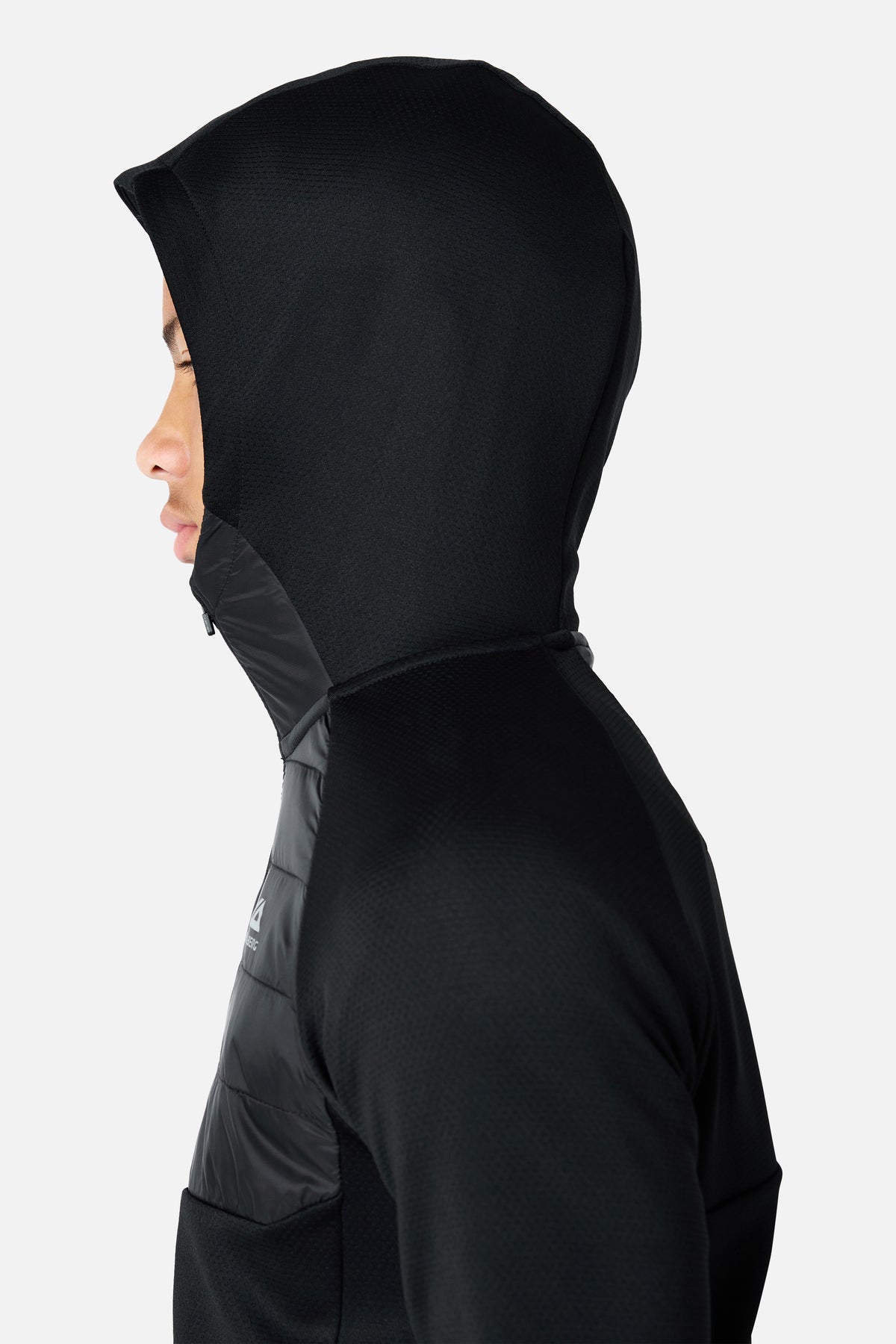 Boys Sprintline Full Zip Hood - Black