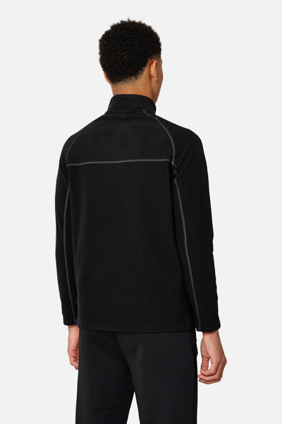 Boys Windcrest Microfleece 1/4 Zip - Black
