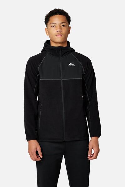 Boys Windcrest Microfleece Hood - Black
