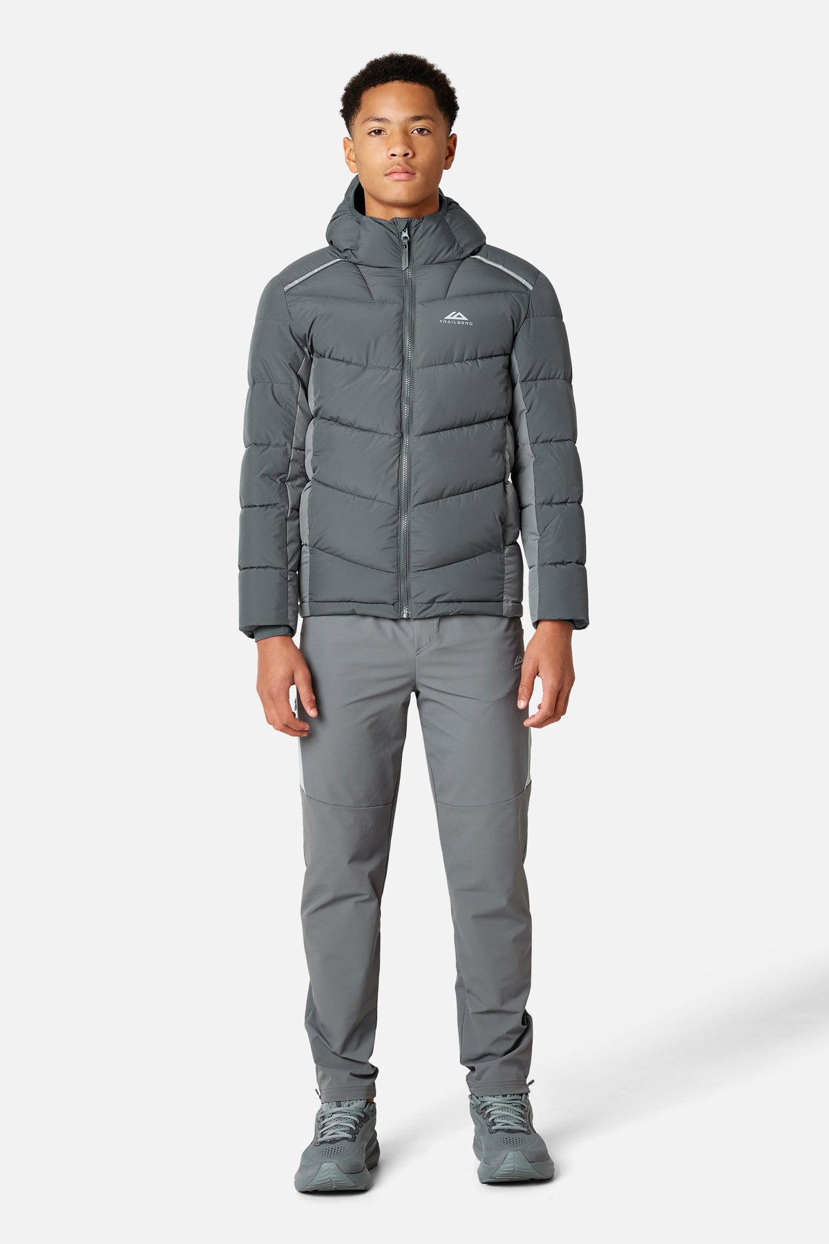 Boys Triathlon Peak Insulated Jacket - Graphite Grey