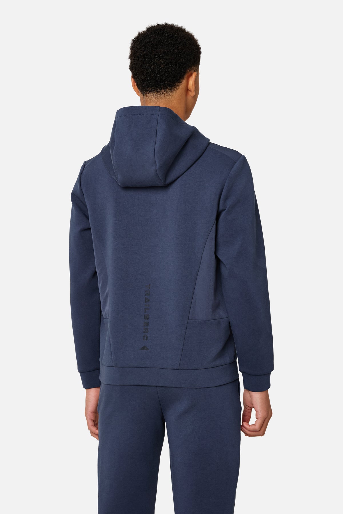 Boys Stormlight Hood - Storm Blue/ Black