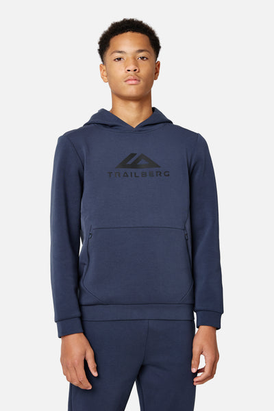 Boys Stormlight Hood - Storm Blue/Black