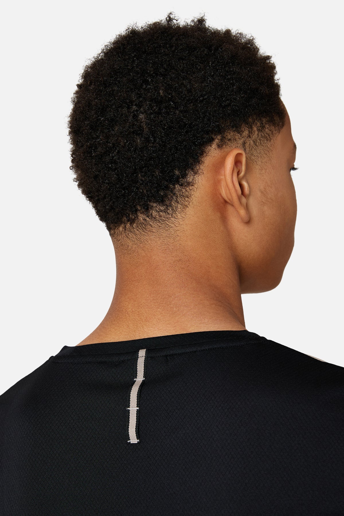 Boys Triathlon Panel Tee - Black/ Raw Linen/ Ironstone