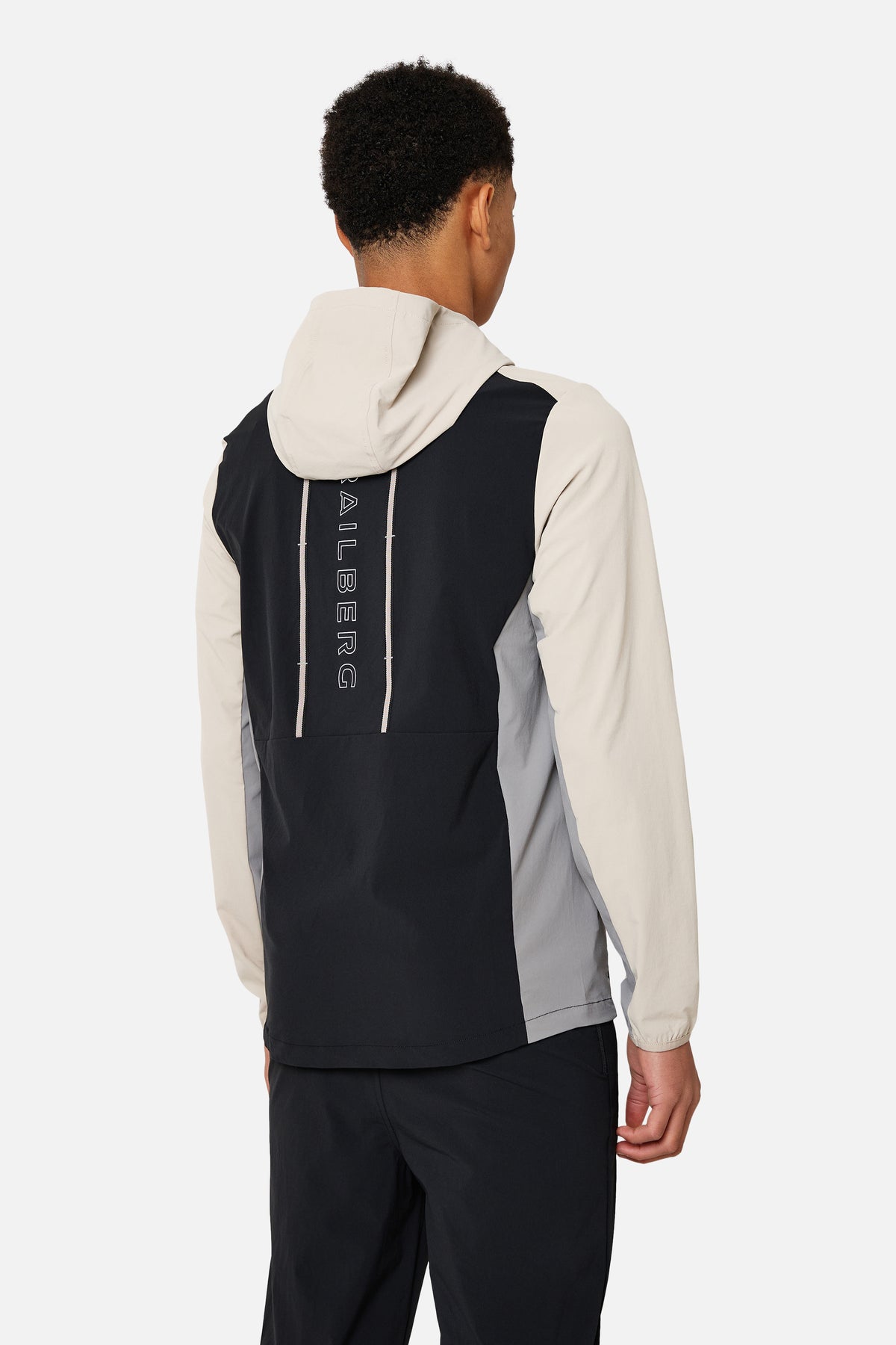 Boys Triathlon 4.0 Hood - Black/ Raw Linen/ Ironstone