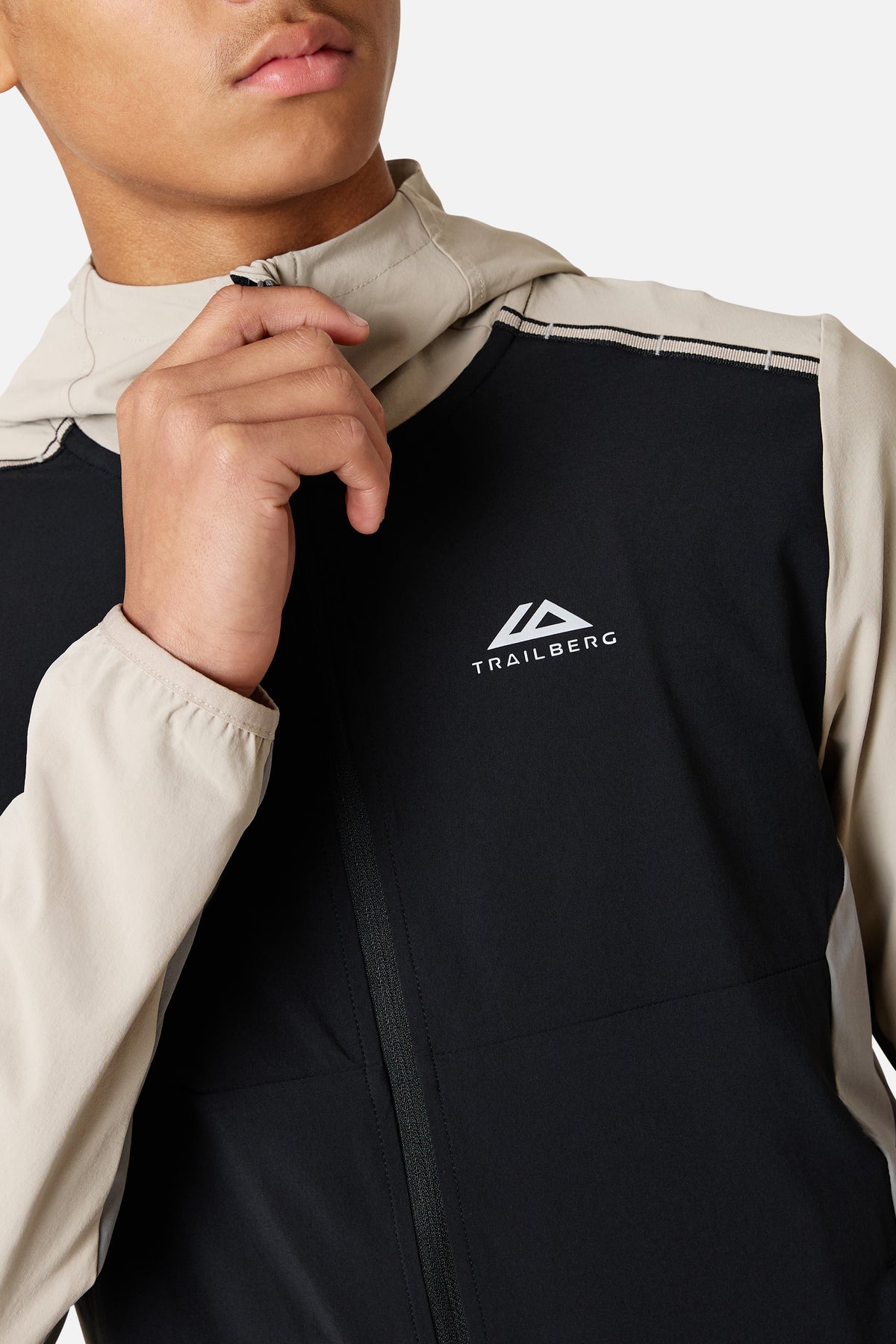 Boys Triathlon 4.0 Hood - Black/ Raw Linen/ Ironstone