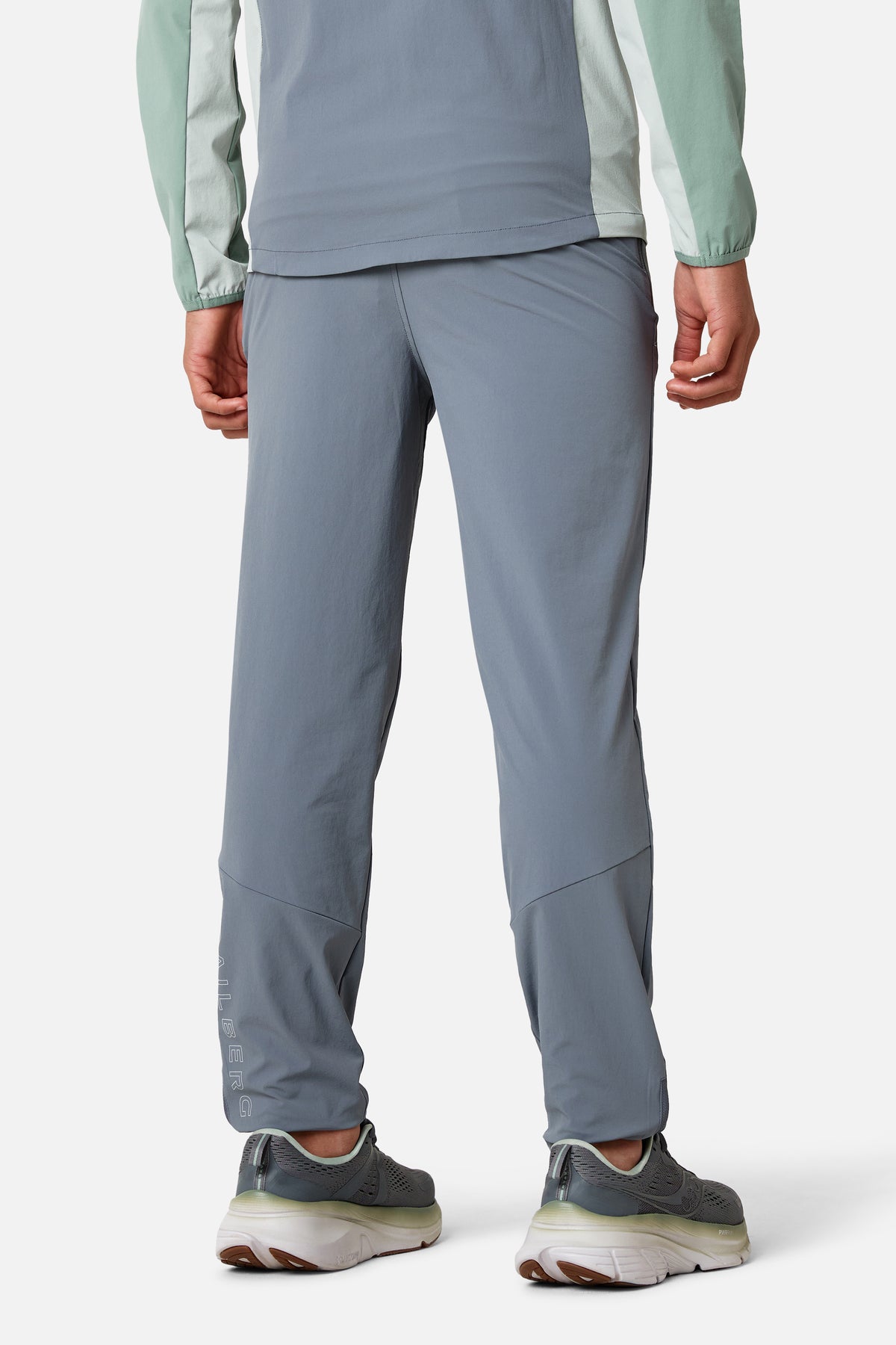 Boys Triathlon 4.0 Pant - Ash Grey/ Willow Green