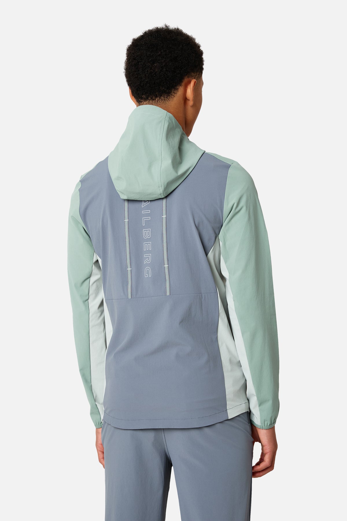 Boys Triathlon 4.0 Hood - Ash Grey/Willow Green/ Ash