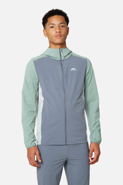 Boys Triathlon 4.0 Hood - Ash Grey/Willow Green/Ash