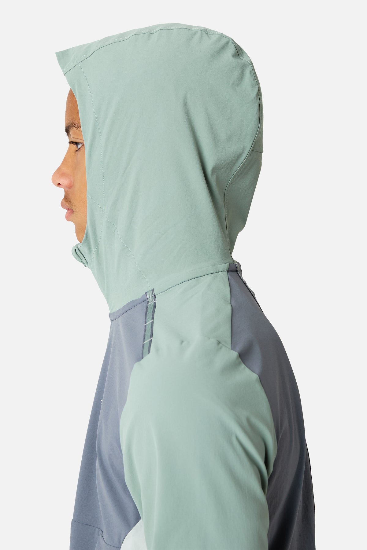 Boys Triathlon 4.0 Hood - Ash Grey/Willow Green/ Ash