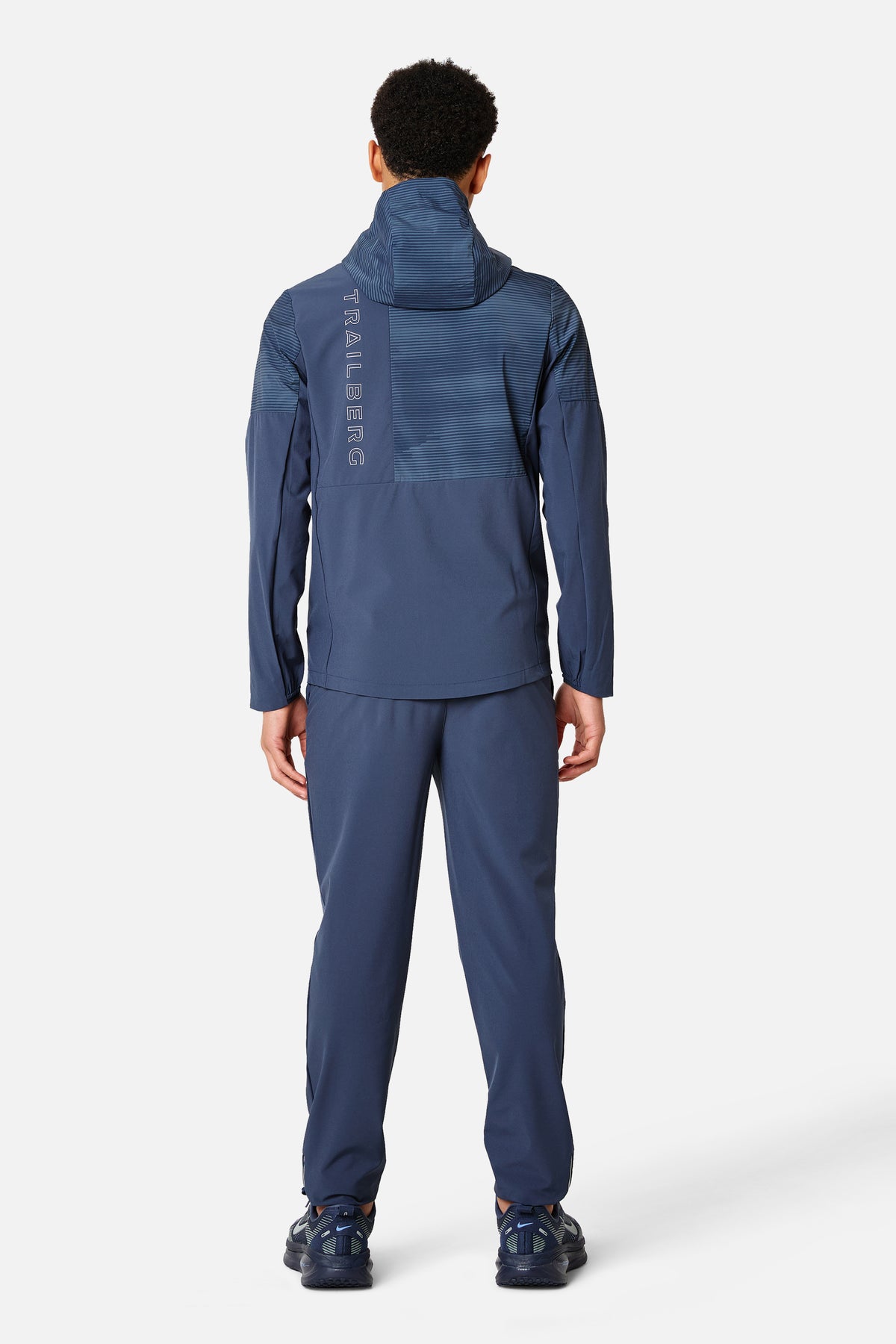 Boys Geo Hood - Storm Blue/ Storm Grey