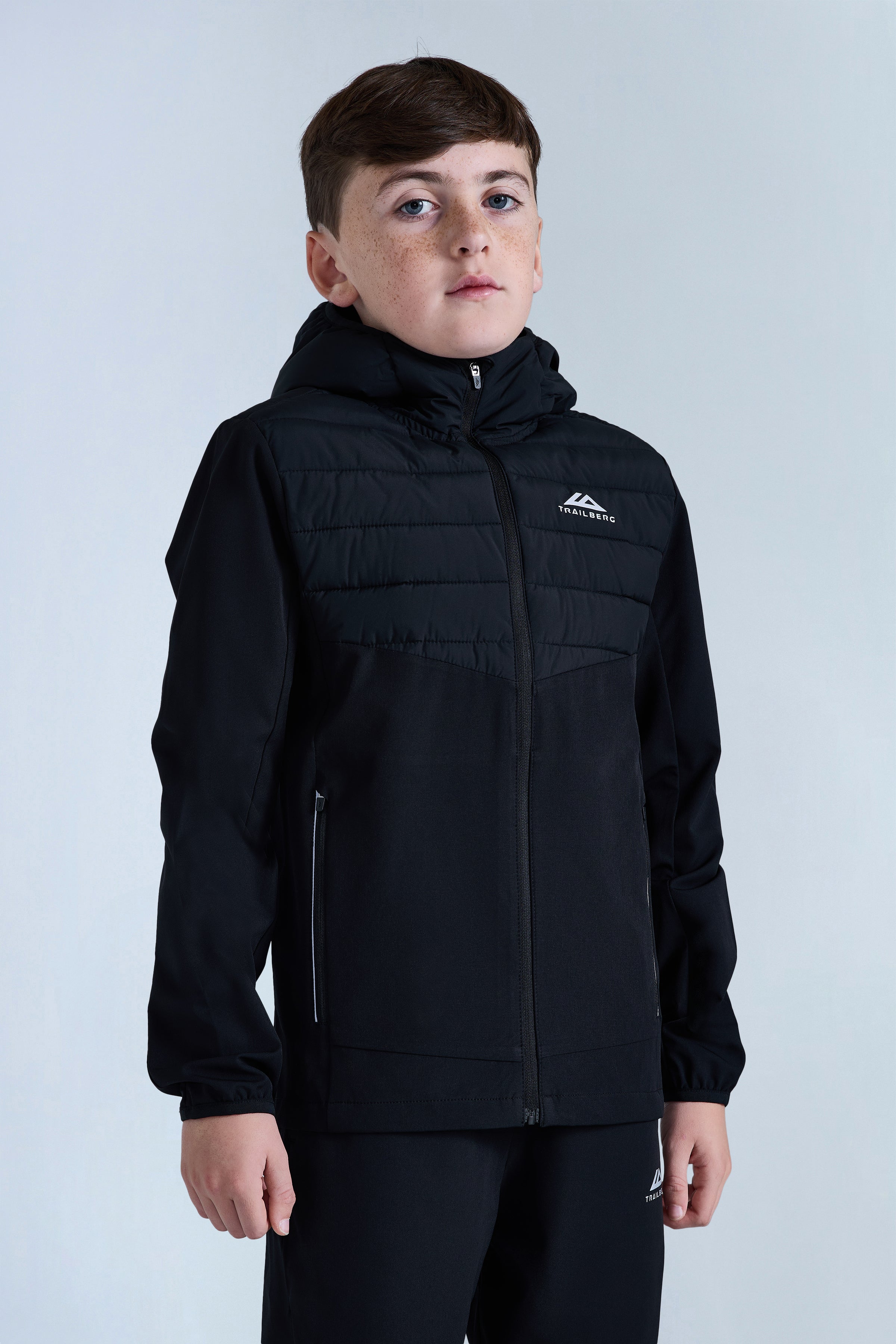 Boys Dune Hybrid Jacket - Black