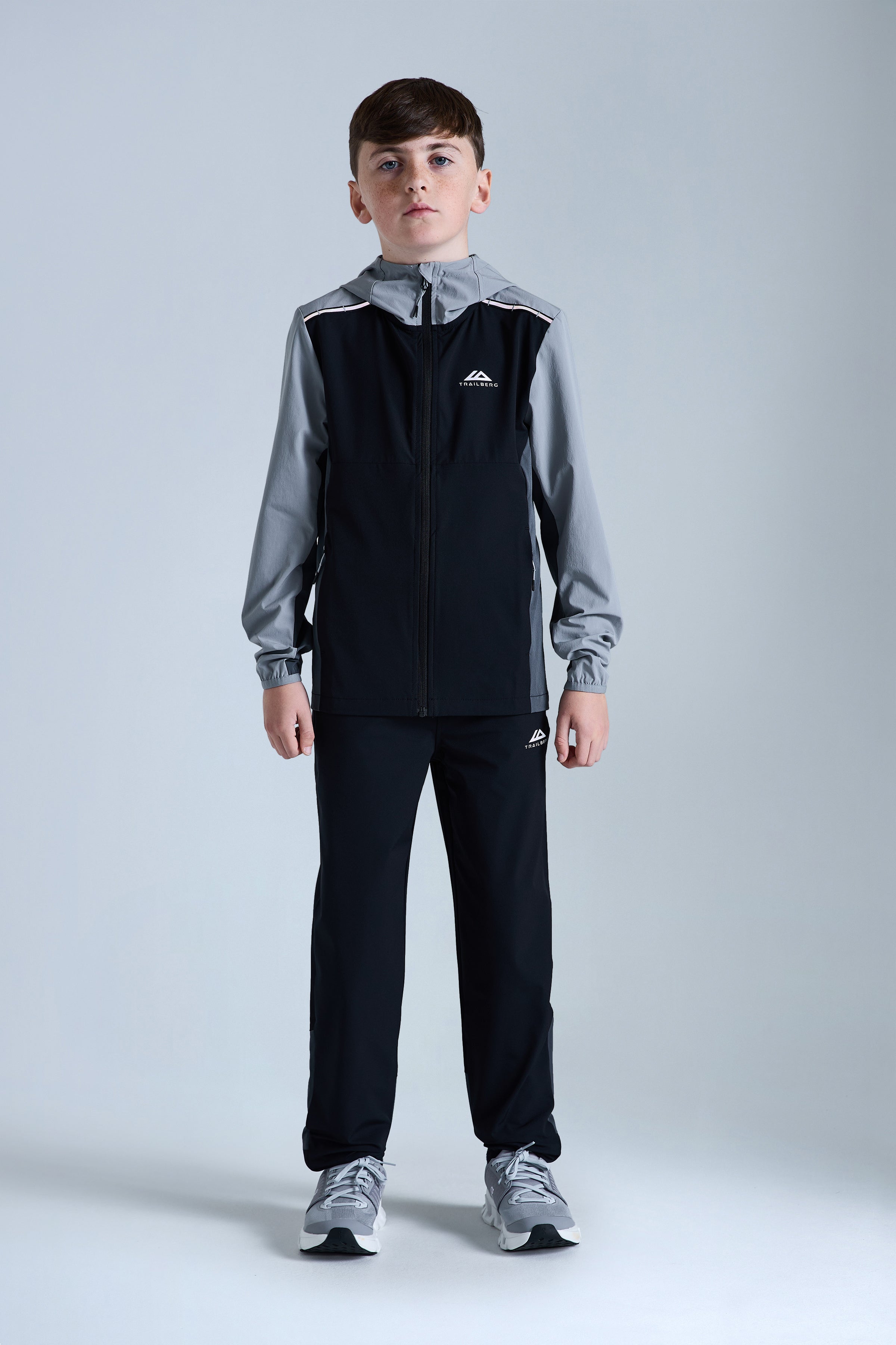 Boys Triathlon 2.0 Tracksuit - Black/Iron Grey