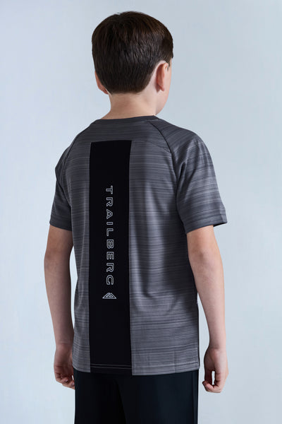 Boys Cloud 2.0 Tee - Urban Smoke/Black