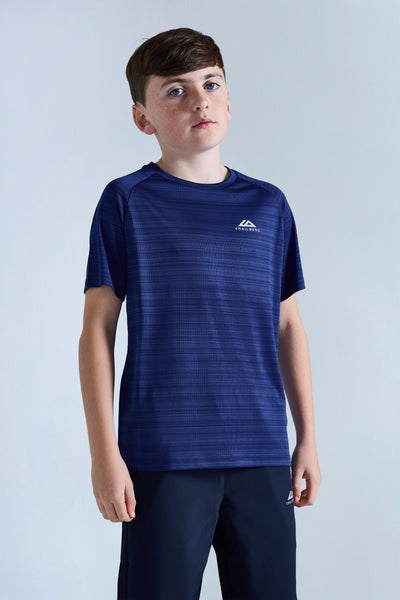 Boys Cloud 2.0 Tee - Space Blue/Navy Blue