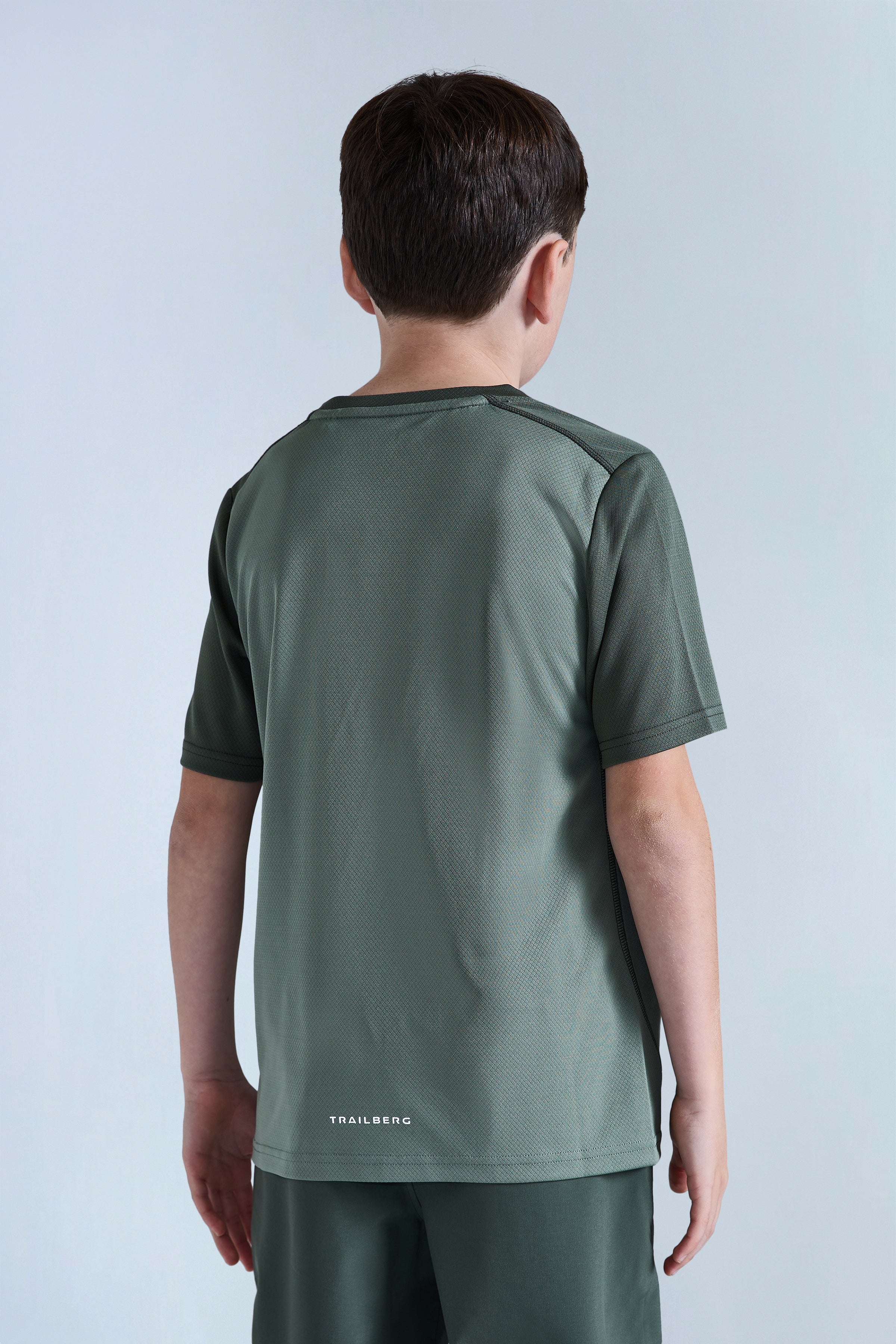 Boys Essentials Tee - Tidal Green/Dark Fern