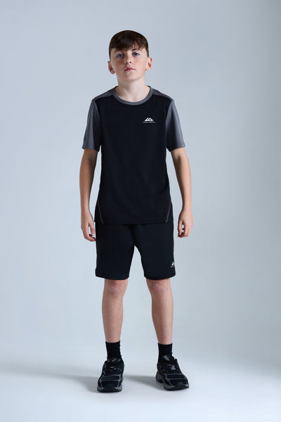 Boys Essentials Twinset - Black/Urban Smoke