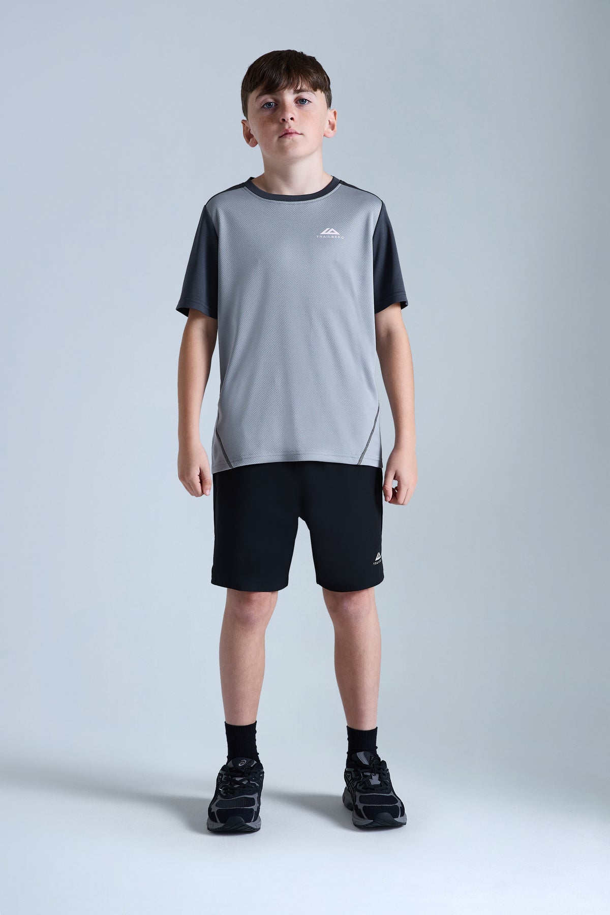 Boys Essentials Twinset - Moon Grey/Iron Grey/Black
