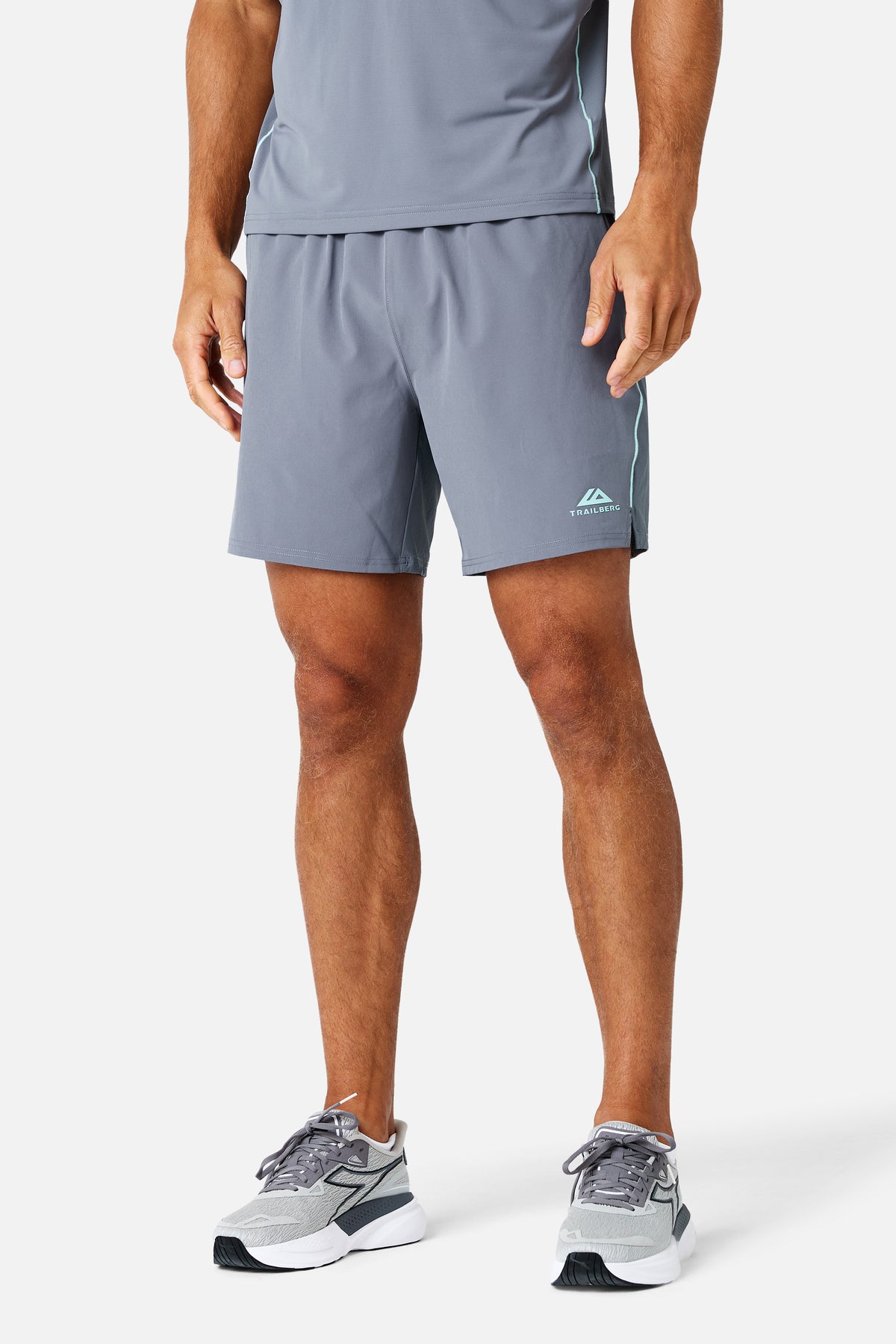 Momentum Twinset - Ash Grey/ Celeste