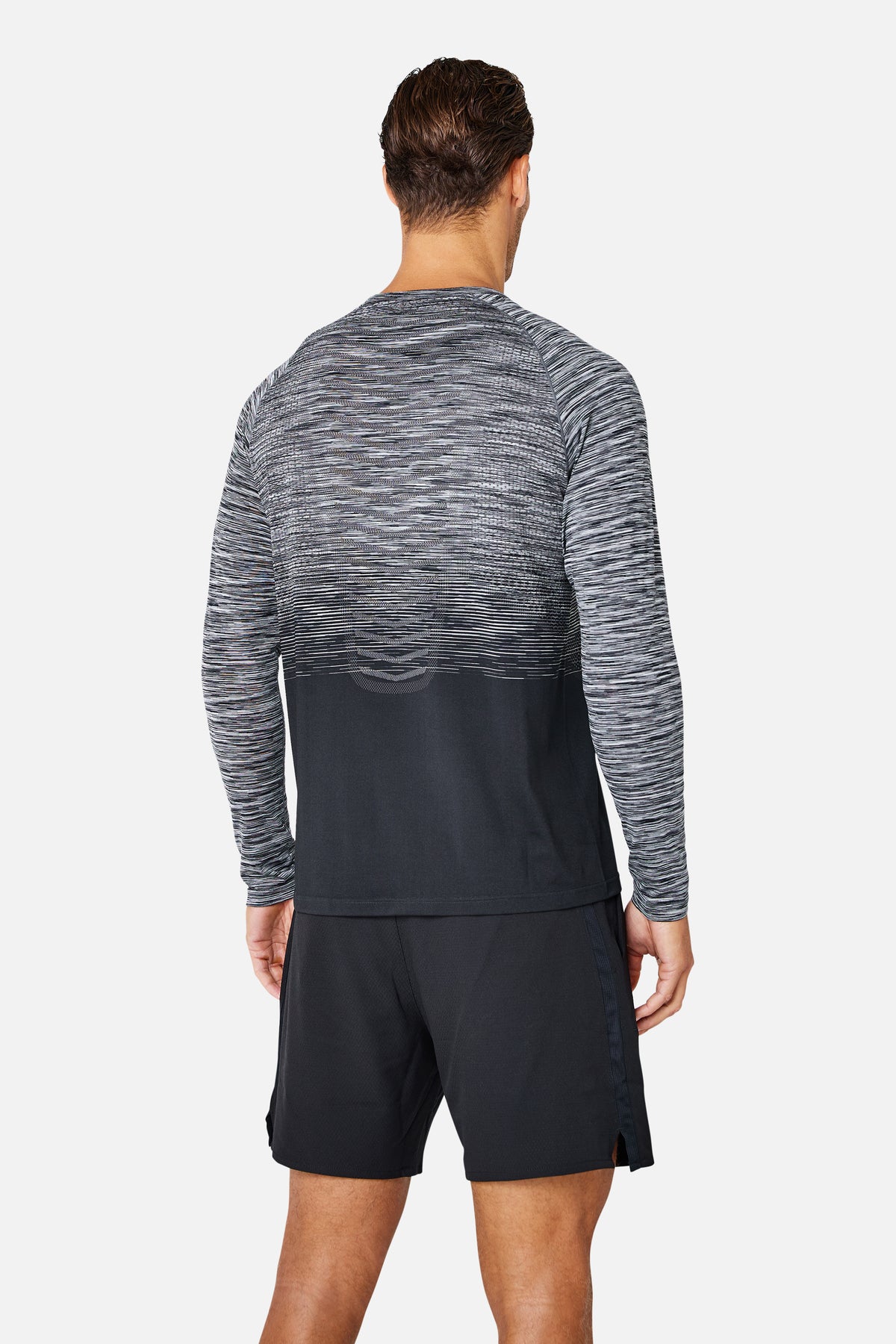 Arc Long Sleeve Twinset - Black/Moon Grey