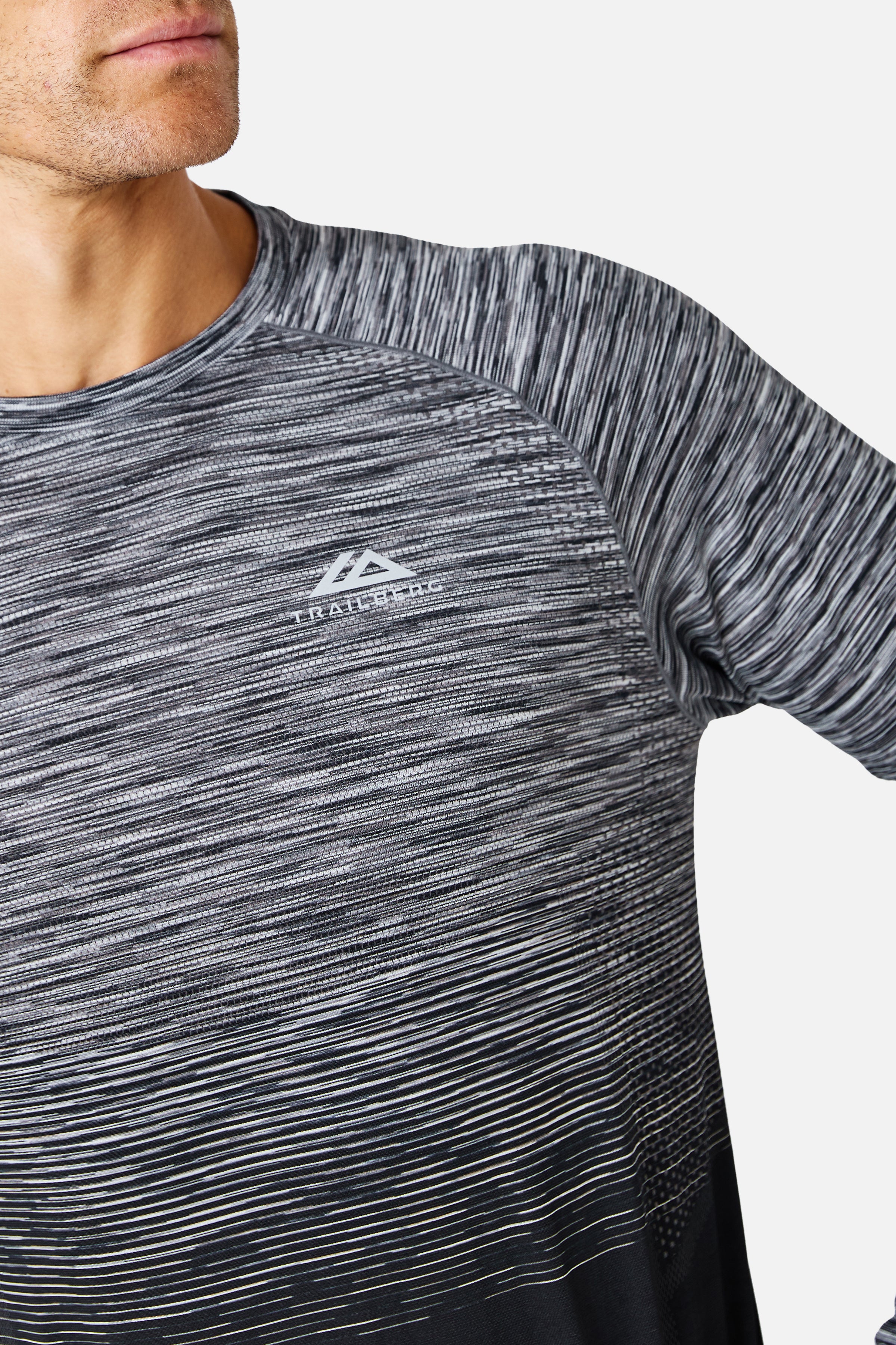 Arc Long Sleeve Twinset - Black/Moon Grey