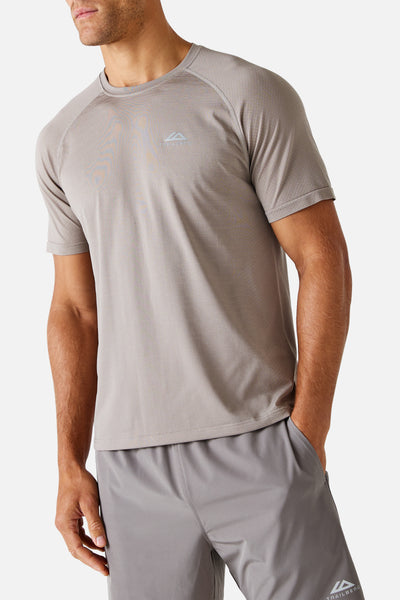 Form Seamless Tee - Pale Taupe/Dune White