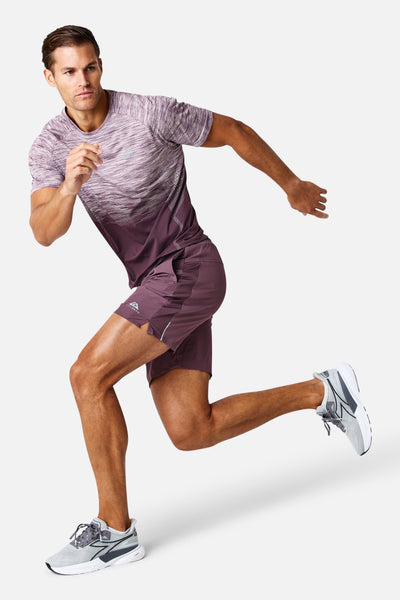Arc Seamless 2.0 Tee - Deep Plum/Frostglow/ Misty Mauve/ Violet Mist