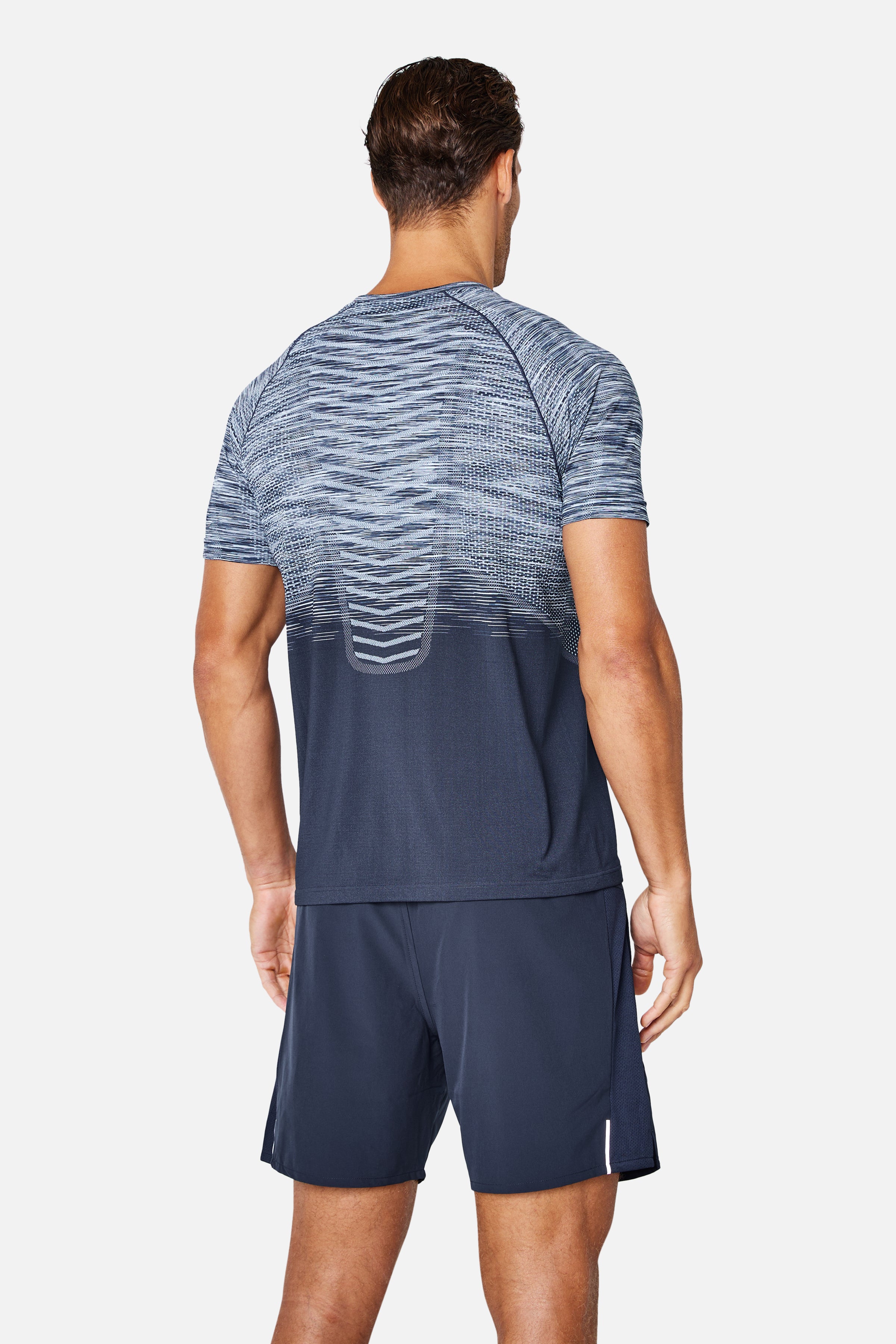 Arc Seamless 2.0 Tee - Shadowcore/Midnight Blue