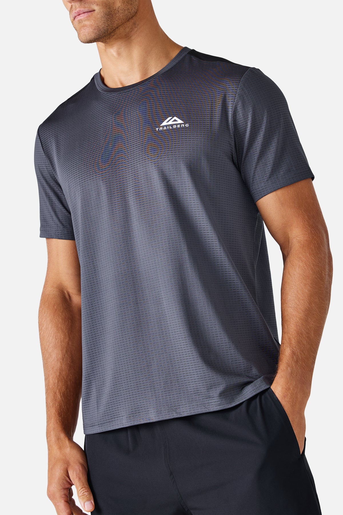 Rapid Dash 2.0 Tee - Volcano Grey/Black