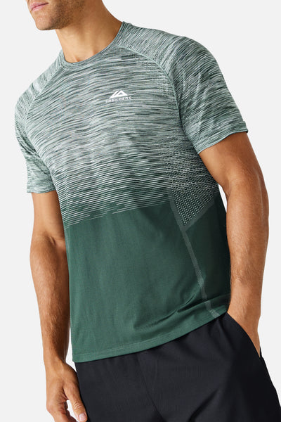Arc Seamless 2.0 Tee - Everveil/ Wild Grove/ Frosted Leaf/  Icewall White