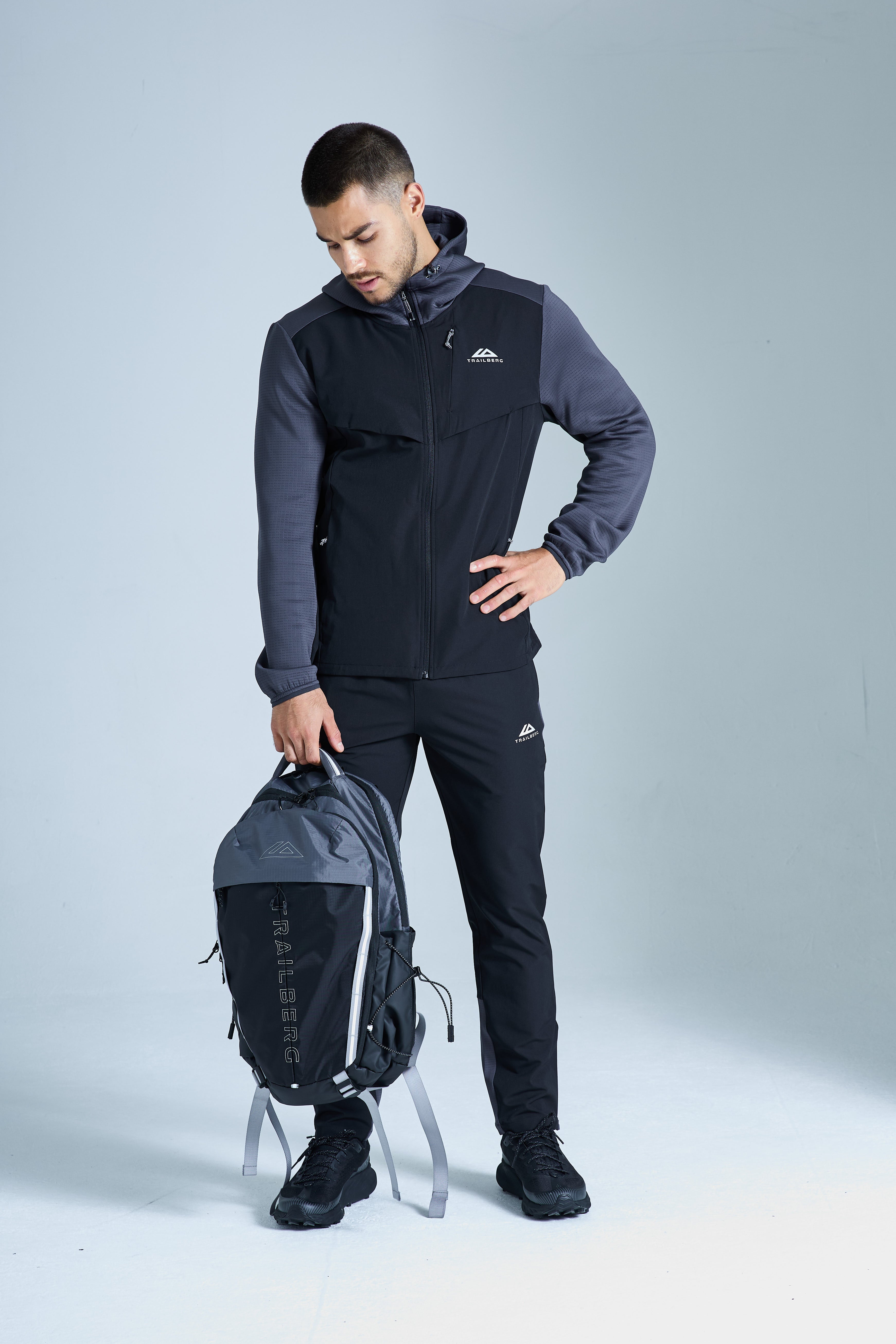 Rapid Dash 2.0 Tracksuit - Black/Volcano Grey