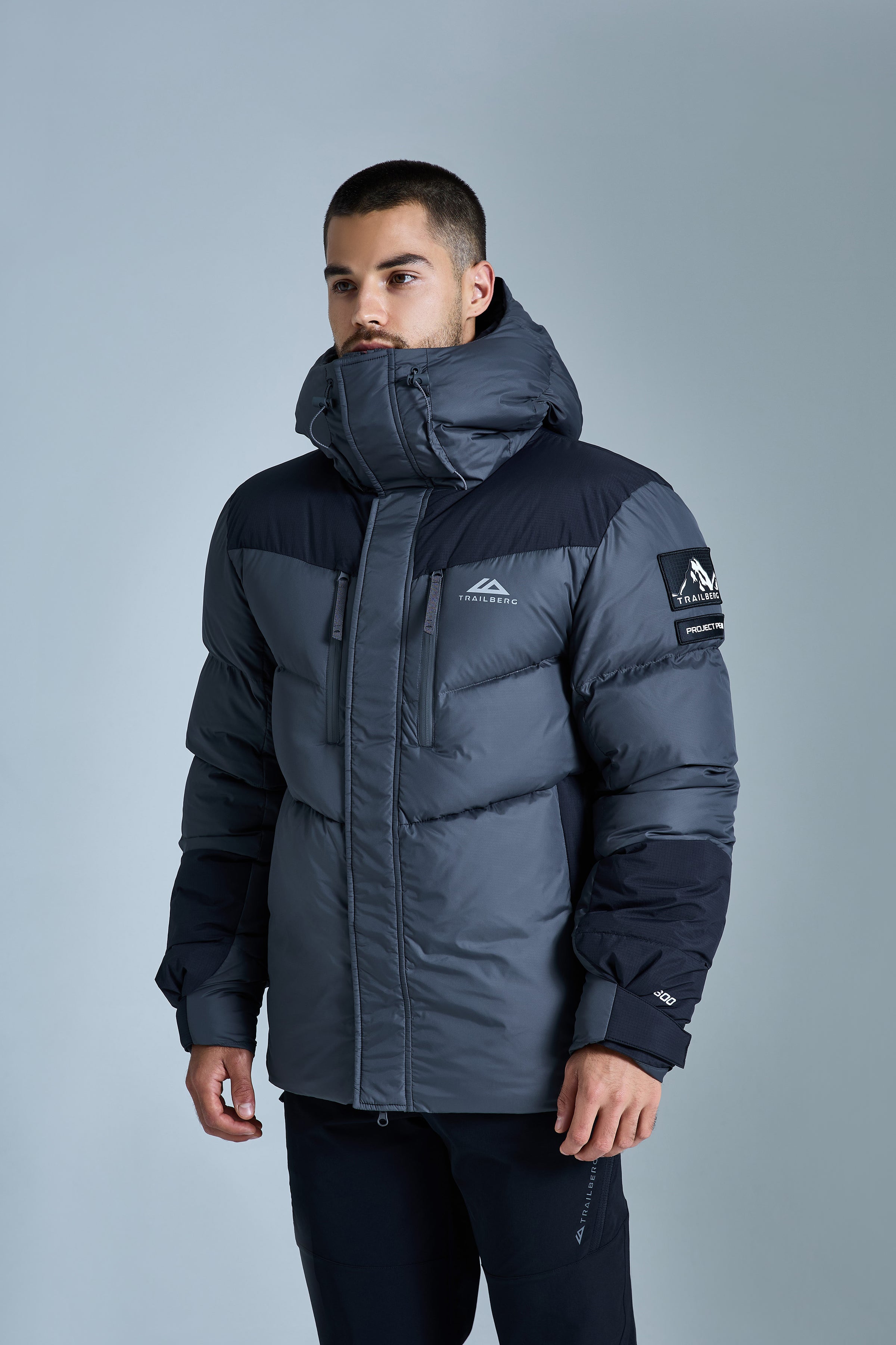 Everest 600F Down Jacket - Volcano Grey/Black