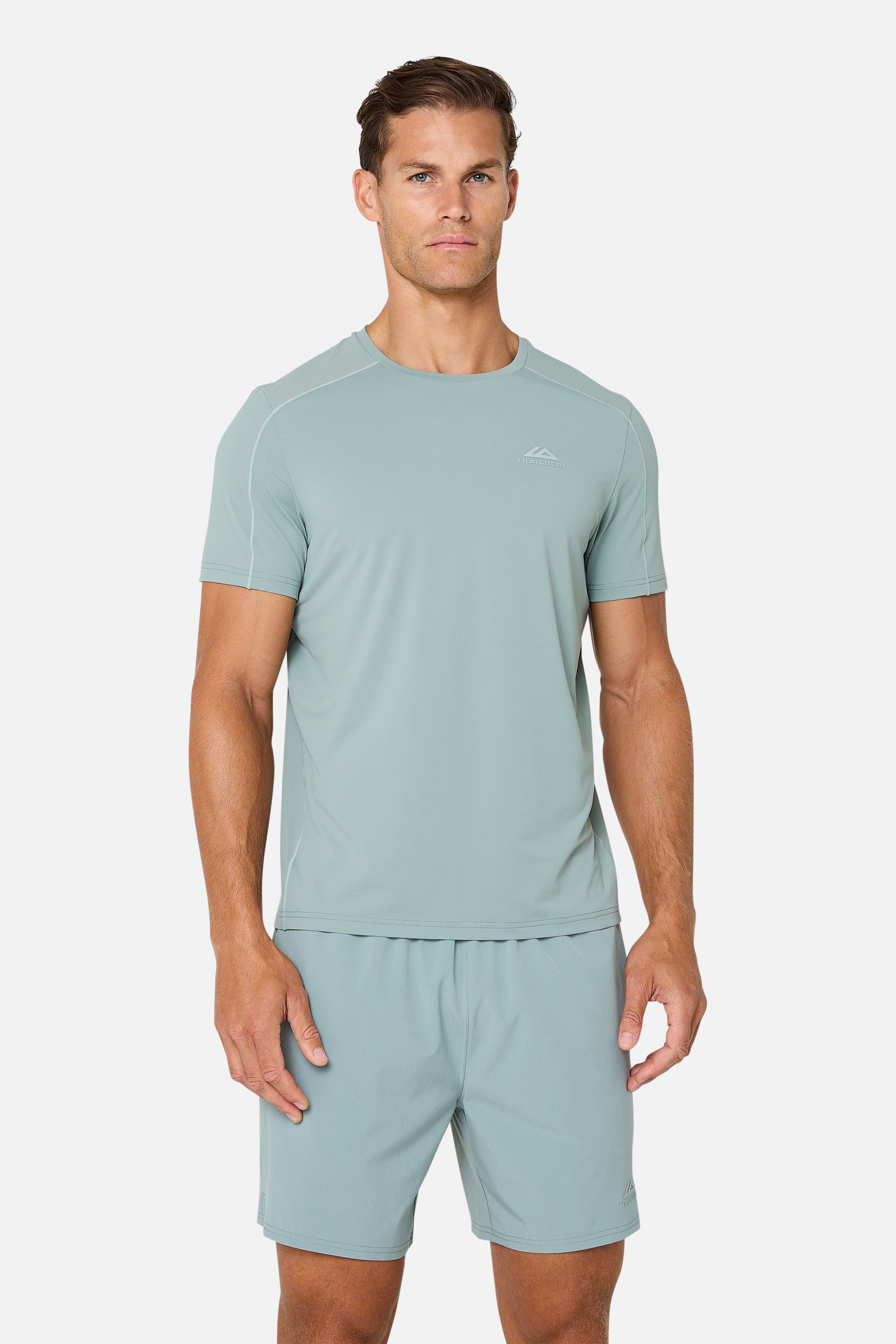 Momentum Tee - Willow Green/ Idyllic Green