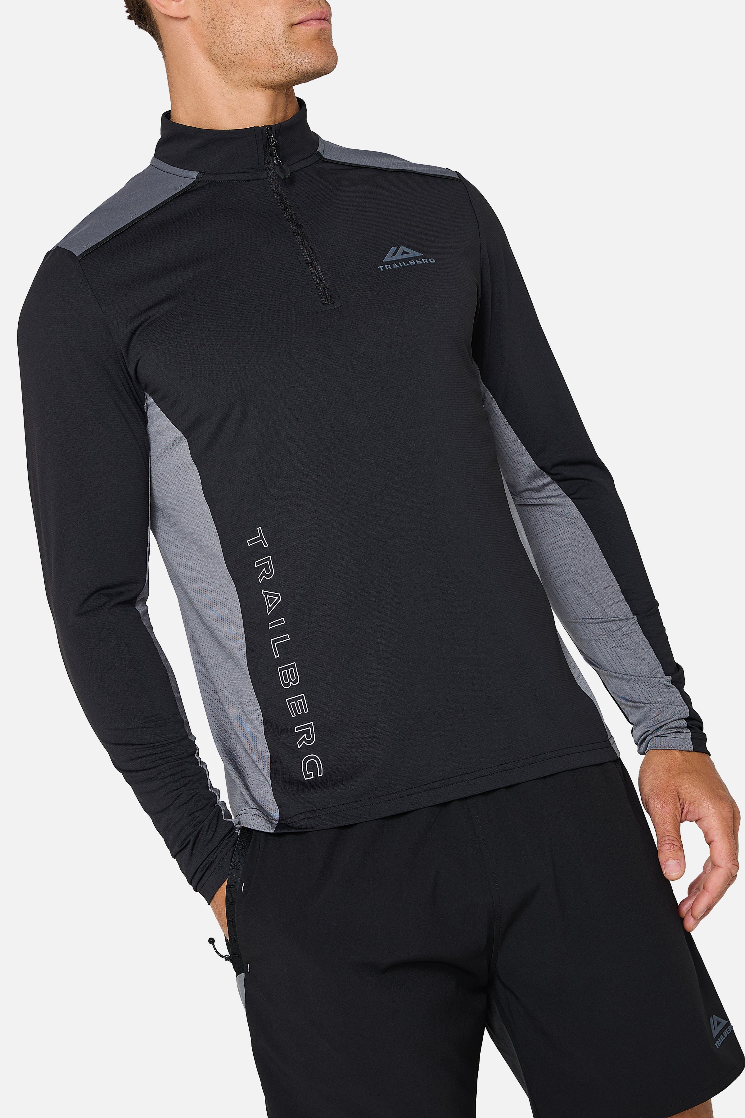 Triathlon Ultra 1/4 Zip - Black/Graphite Grey/Nightfall Grey