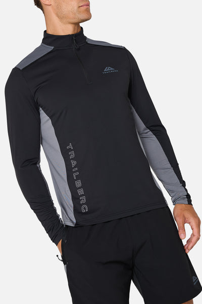 Triathlon Ultra 1/4 Zip - Black/Graphite Grey/Nightfall Grey