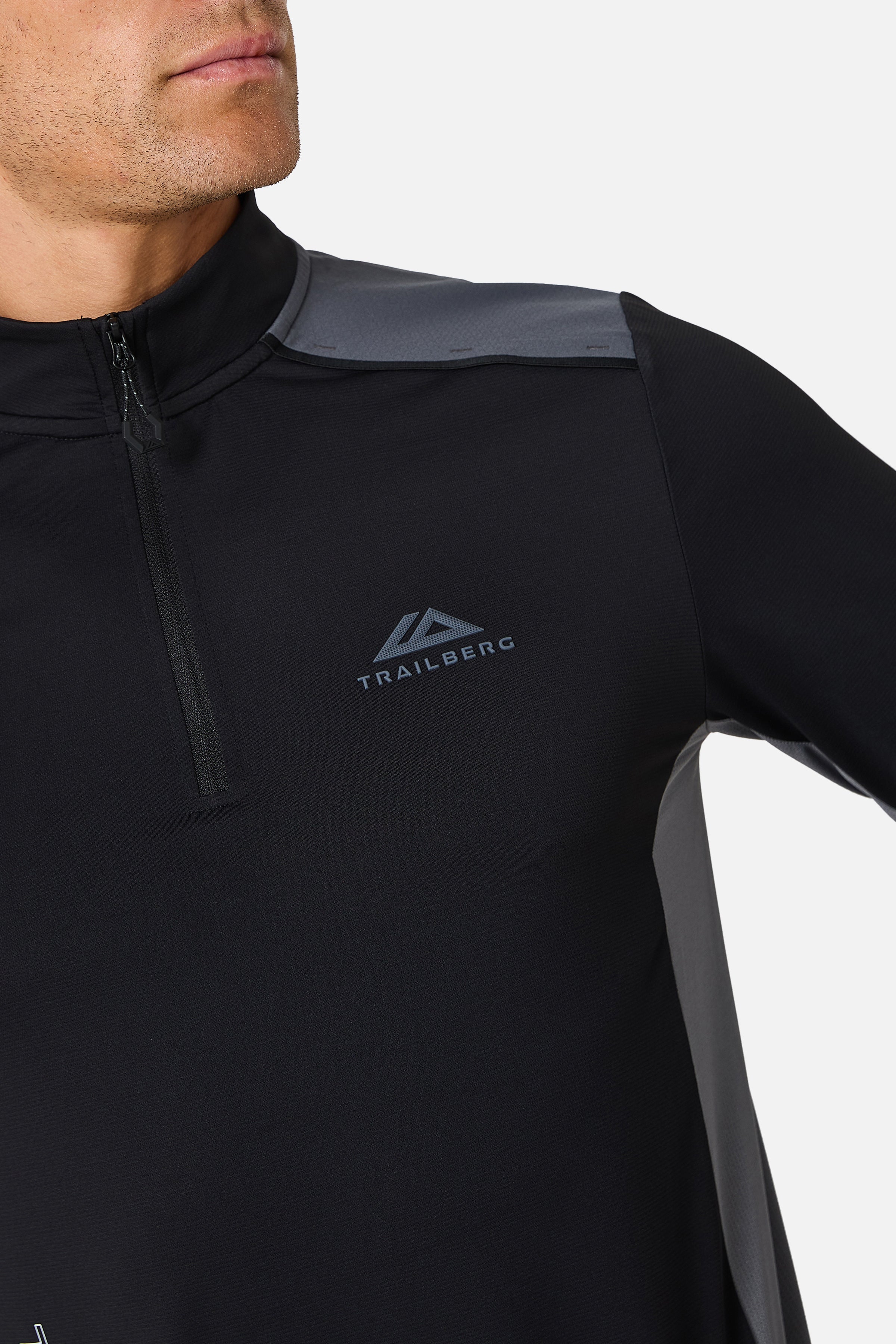 Triathlon Ultra 1/4 Zip Twinset - Black/Graphite Grey/Nightfall Grey