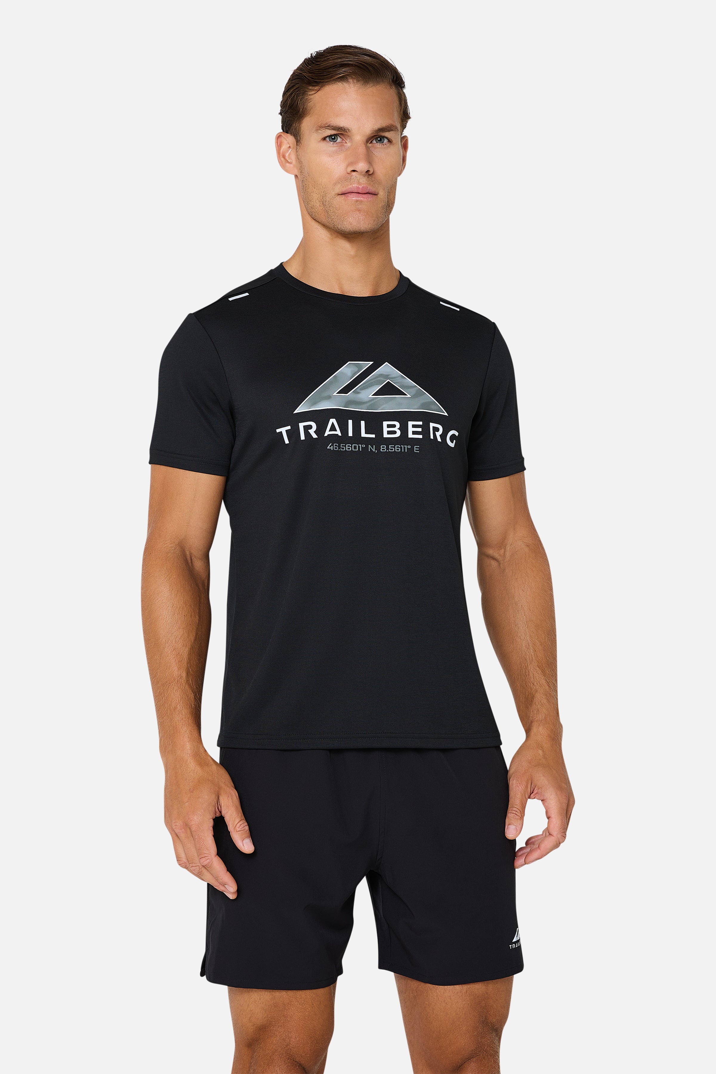 Blur Large Logo Tee - Black