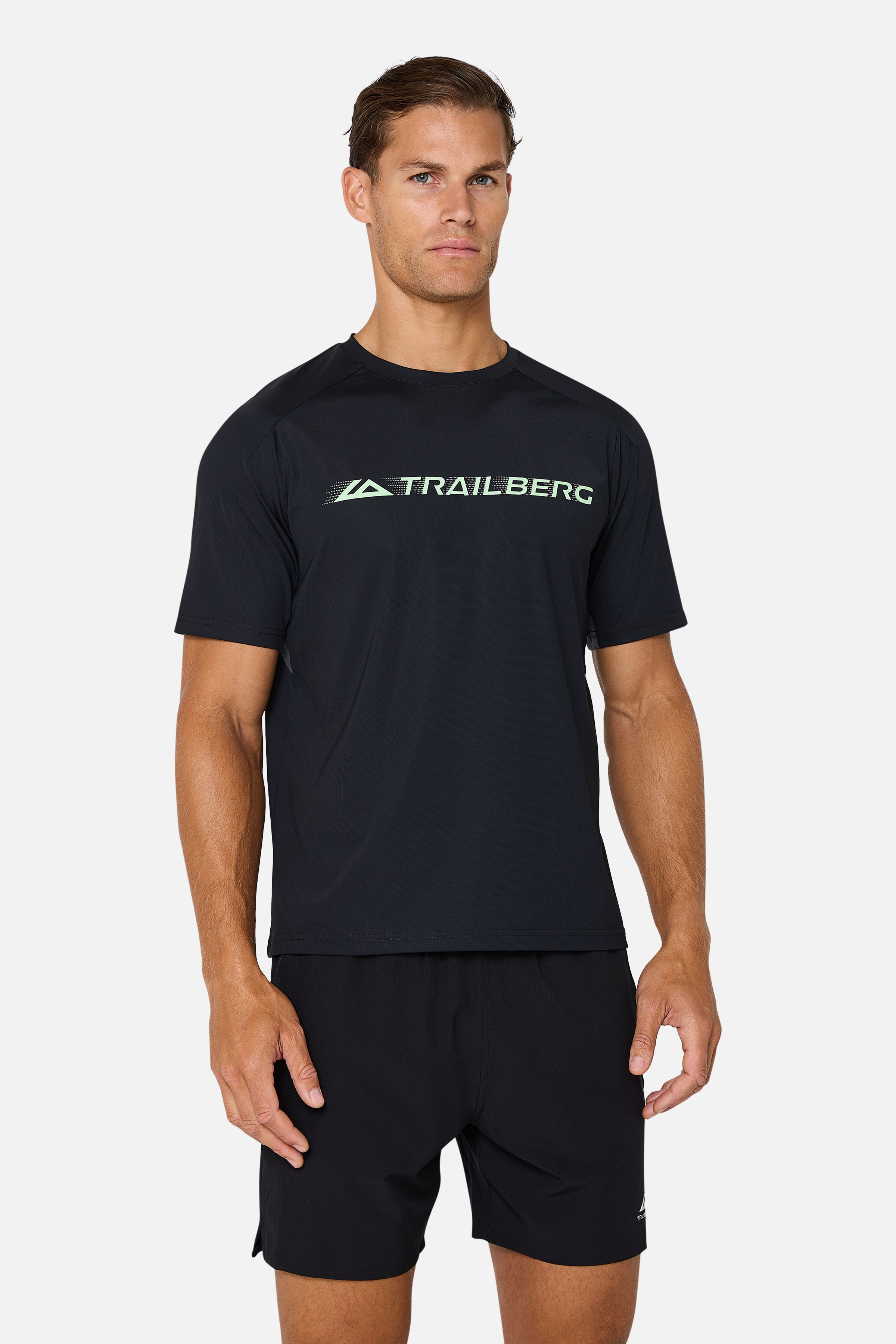Pulsewave Tee - Black/Volcano Grey/Mint Green