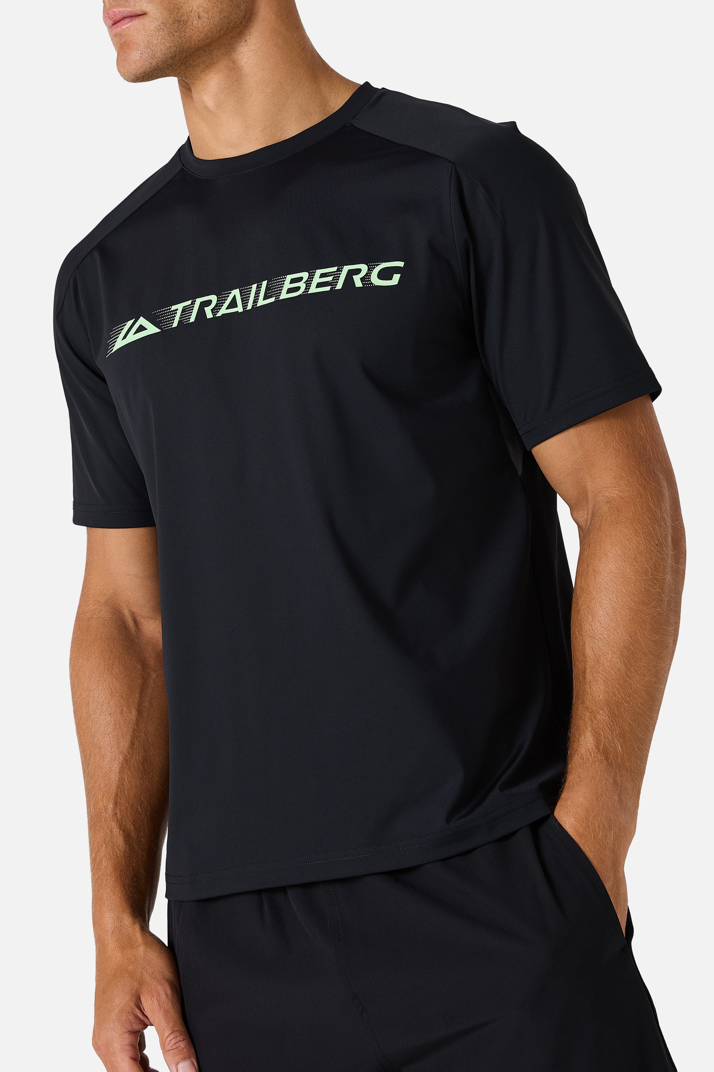 Pulsewave Tee - Black/Volcano Grey/Mint Green