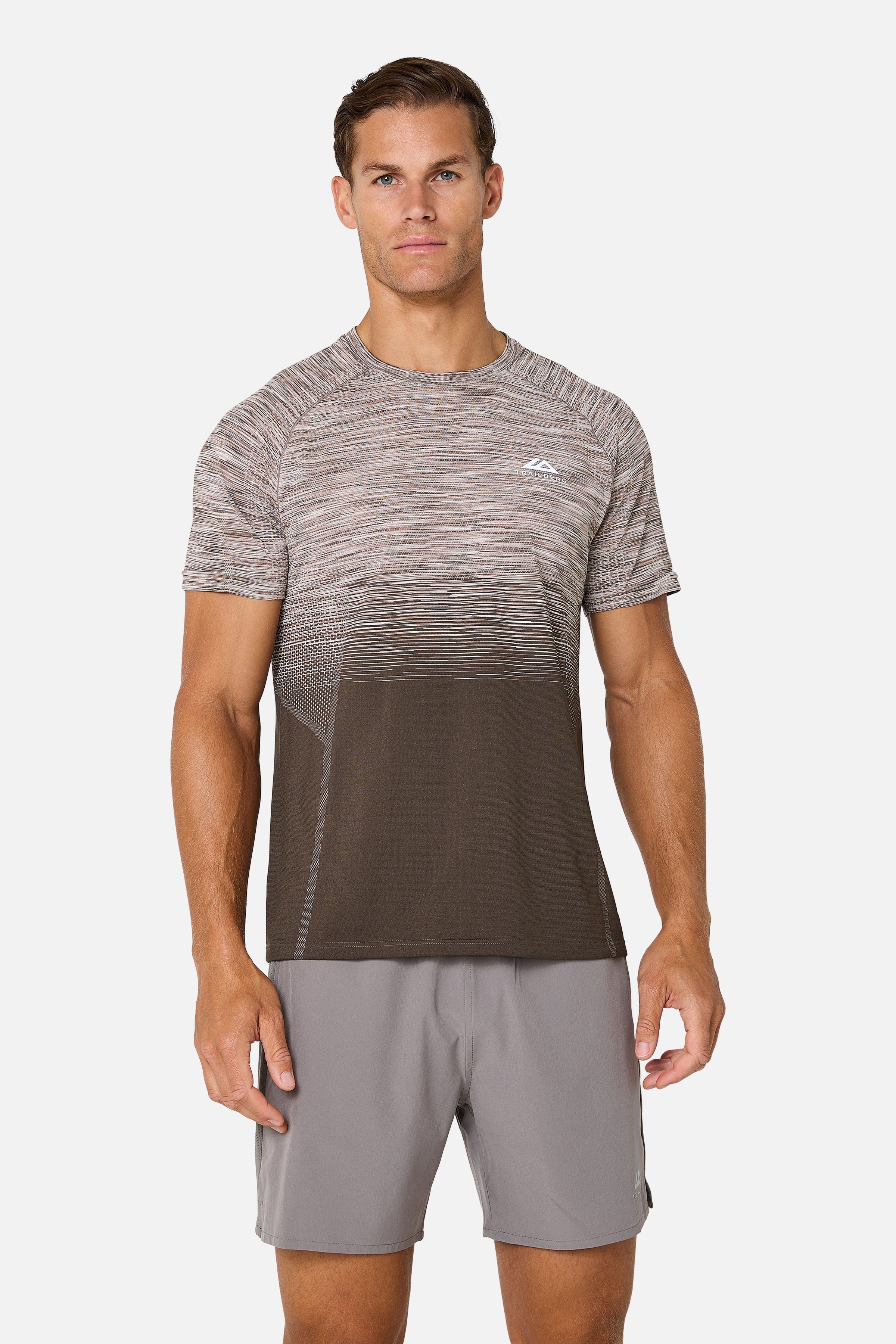 Arc Seamless 2.0 Tee - Mocha/Pebble Stone/Frosted Ridge/White