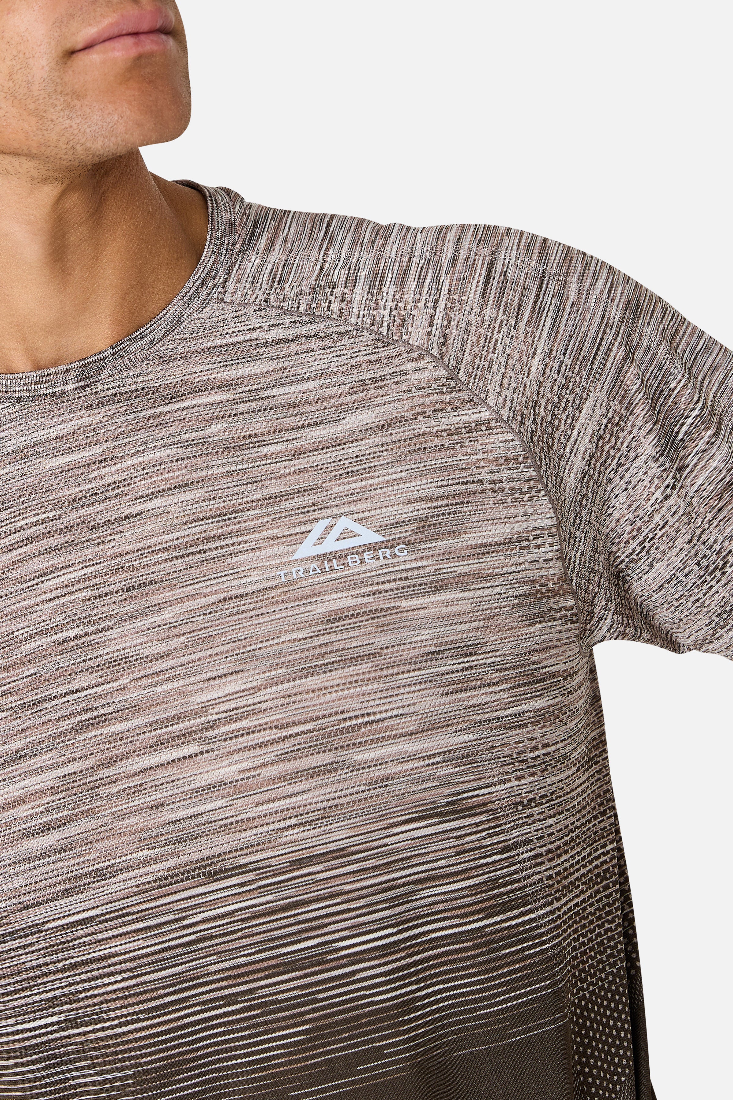 Arc Seamless 2.0 Tee - Mocha/Pebble Stone/Frosted Ridge/White