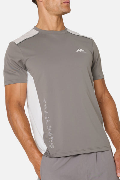 Triathlon Ultra Tee - Mocha/Pebble Stone/Frosted Ridge