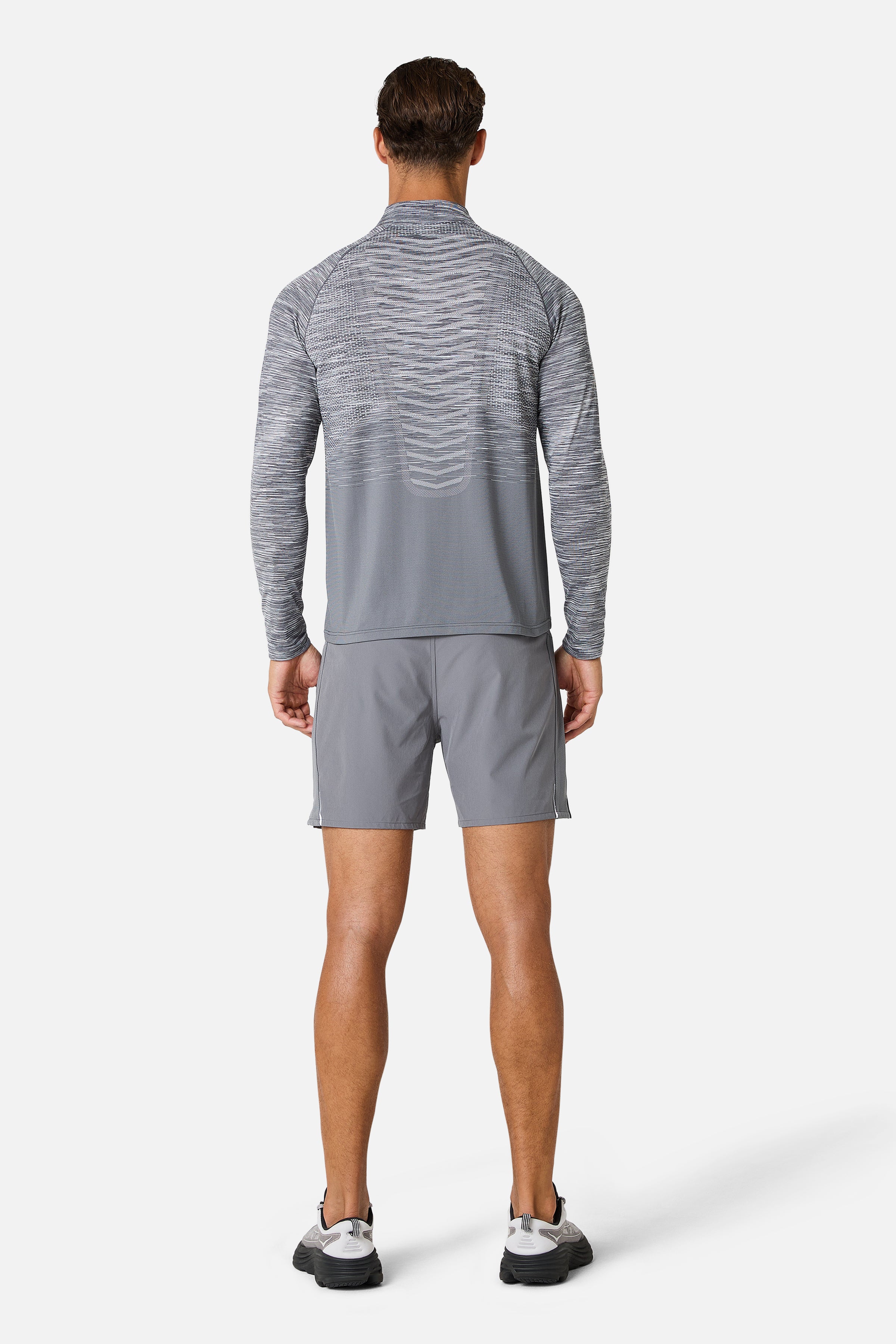 Arc Seamless 1/4 Zip Essentials Twinset - Nightfall Grey/Graphite Grey/Ash Grey/Lunar Grey