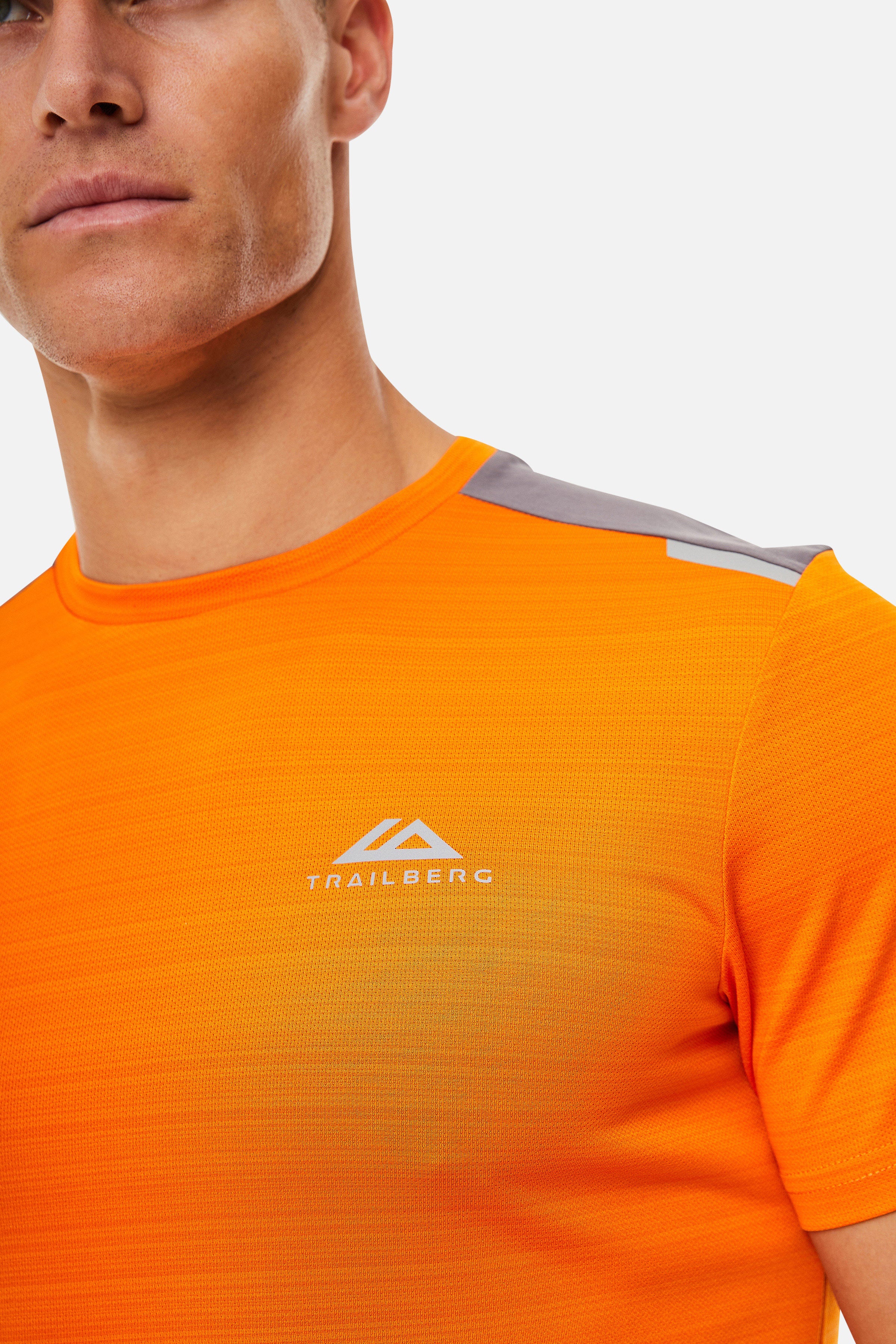 Cloud SS24 Tee - Orange/Grey