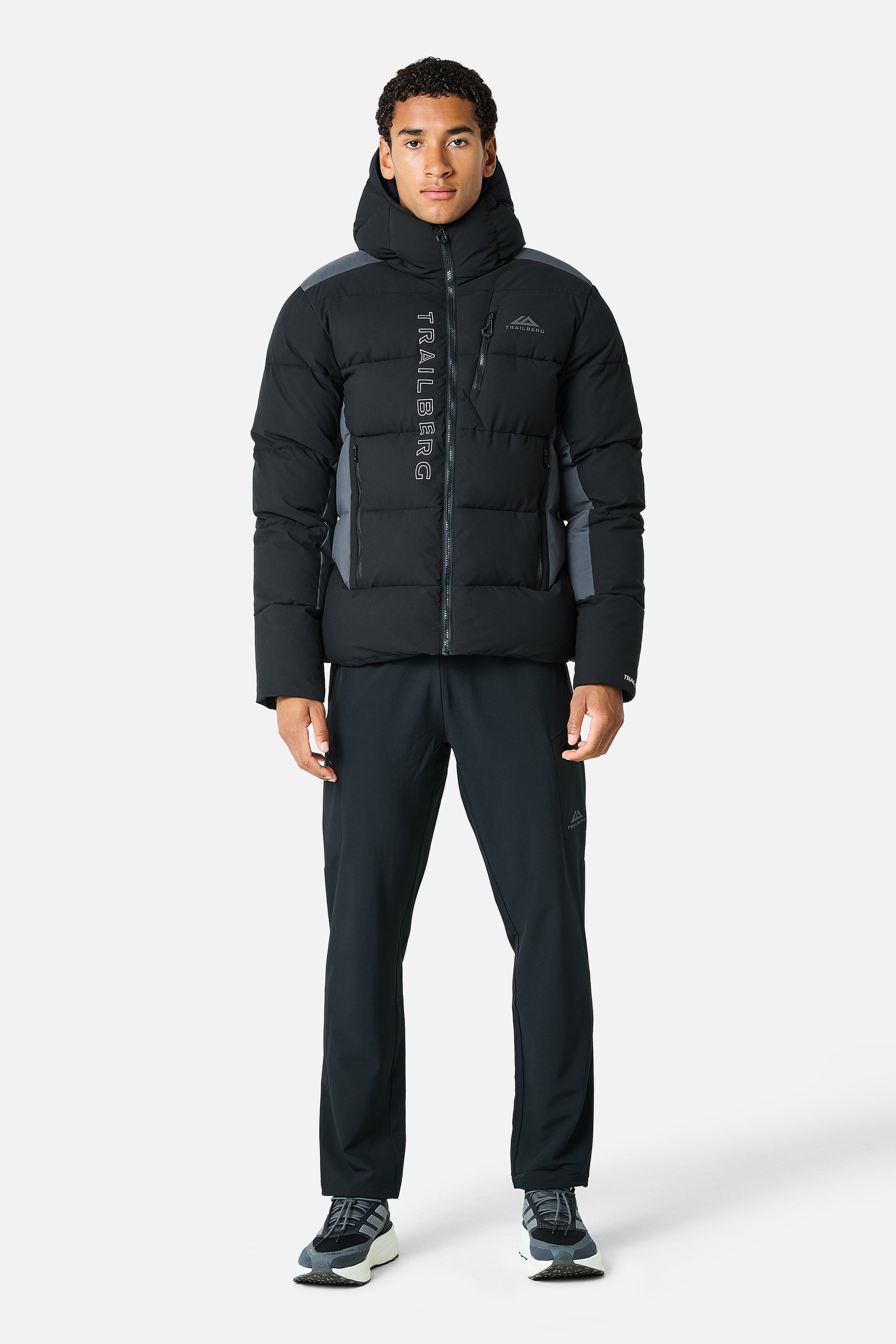 Triathlon Ultra Insulated Jacket - Black/Volcano Grey