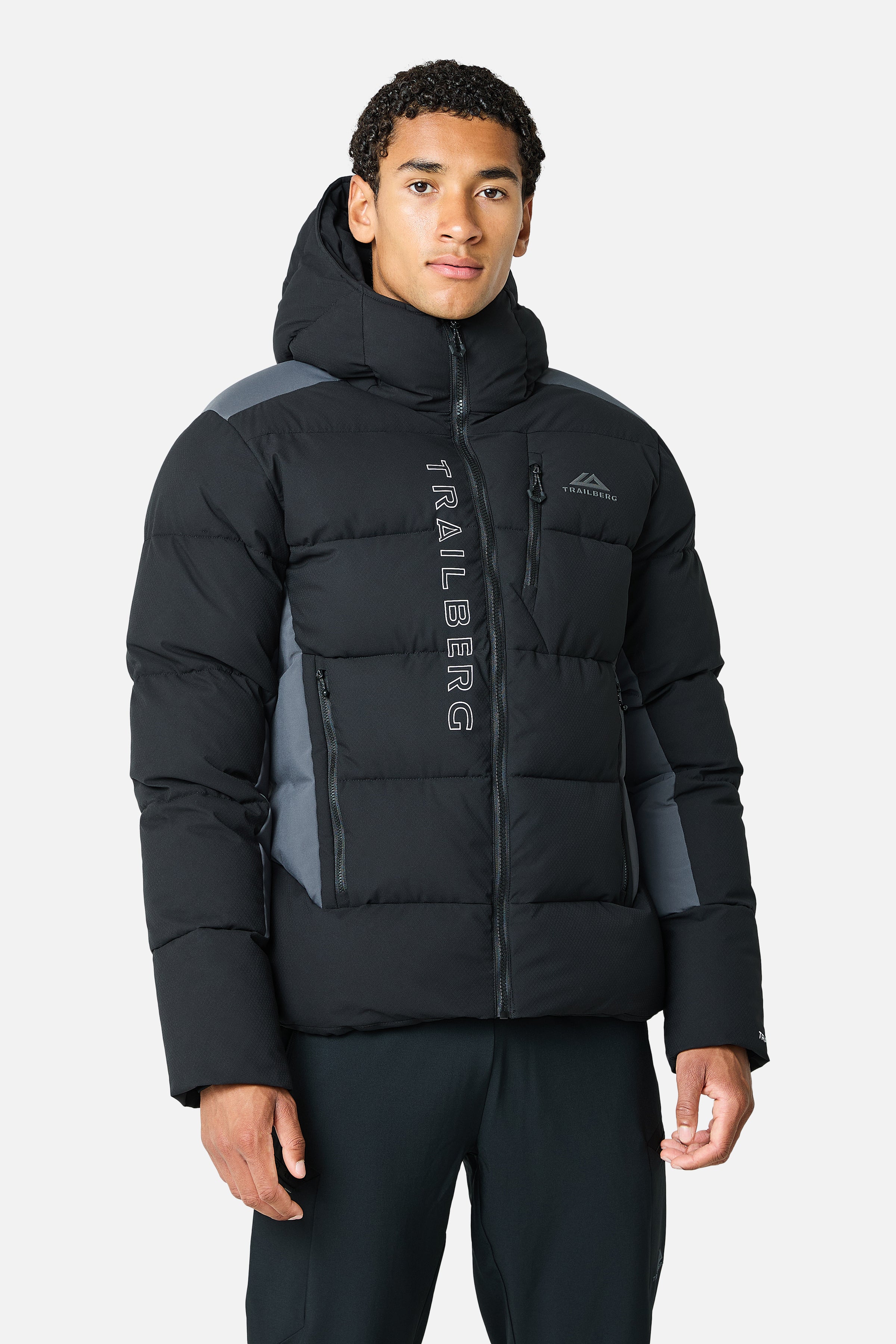 Triathlon Ultra Insulated Jacket - Black/Volcano Grey