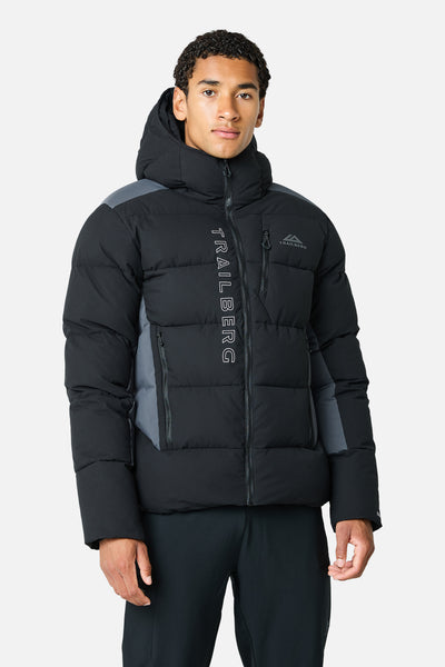 Triathlon Ultra Insulated Jacket - Black/Volcano Grey