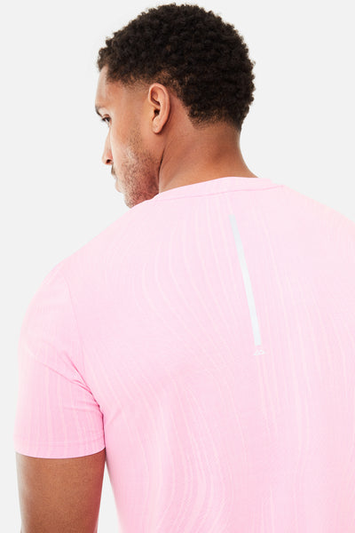 Vertex Jacquard Tee - Candy Cotton/Sugar Plum