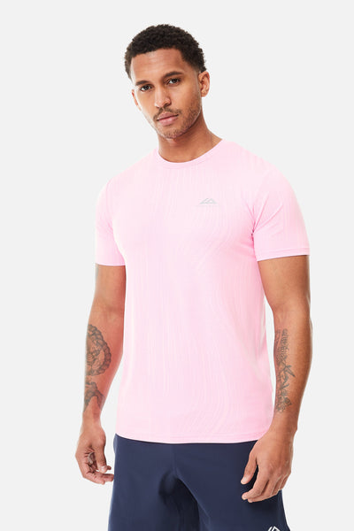 Vertex Jacquard Tee - Candy Cotton/Sugar Plum