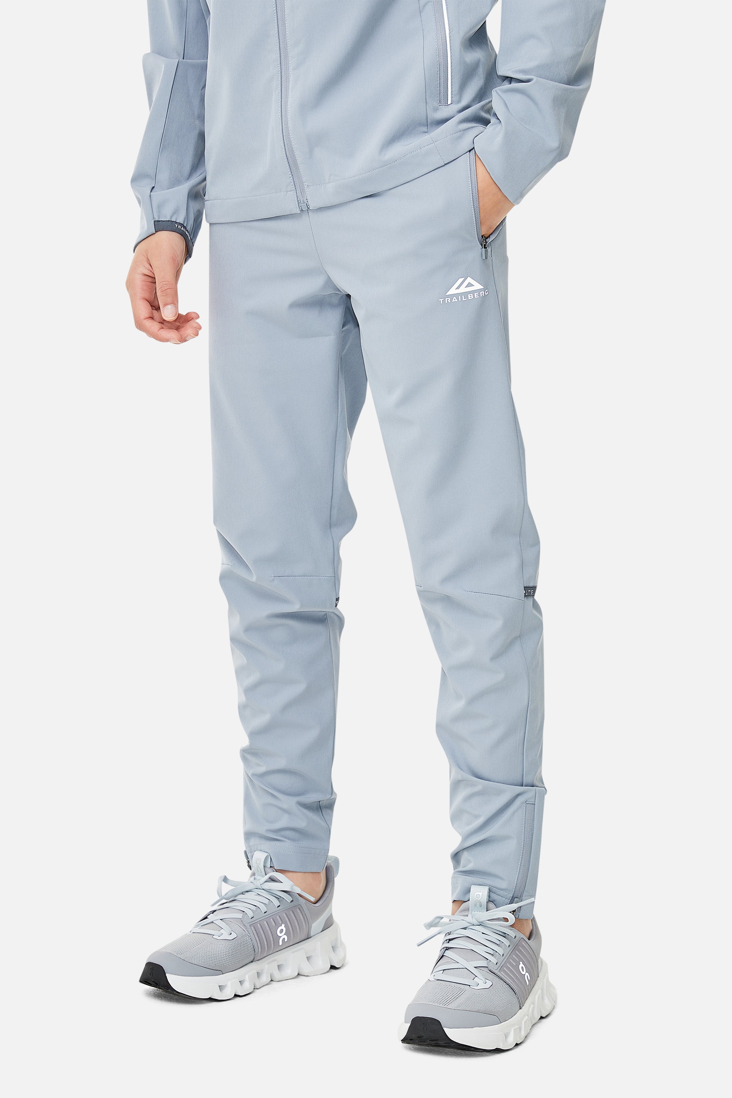 Boys Vertigo Tape Tracksuit - Cloud Haze